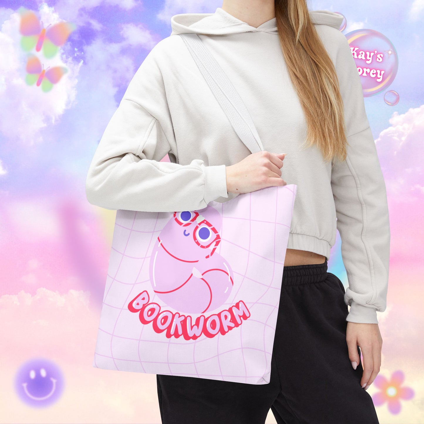 Bookworm Tote Bag