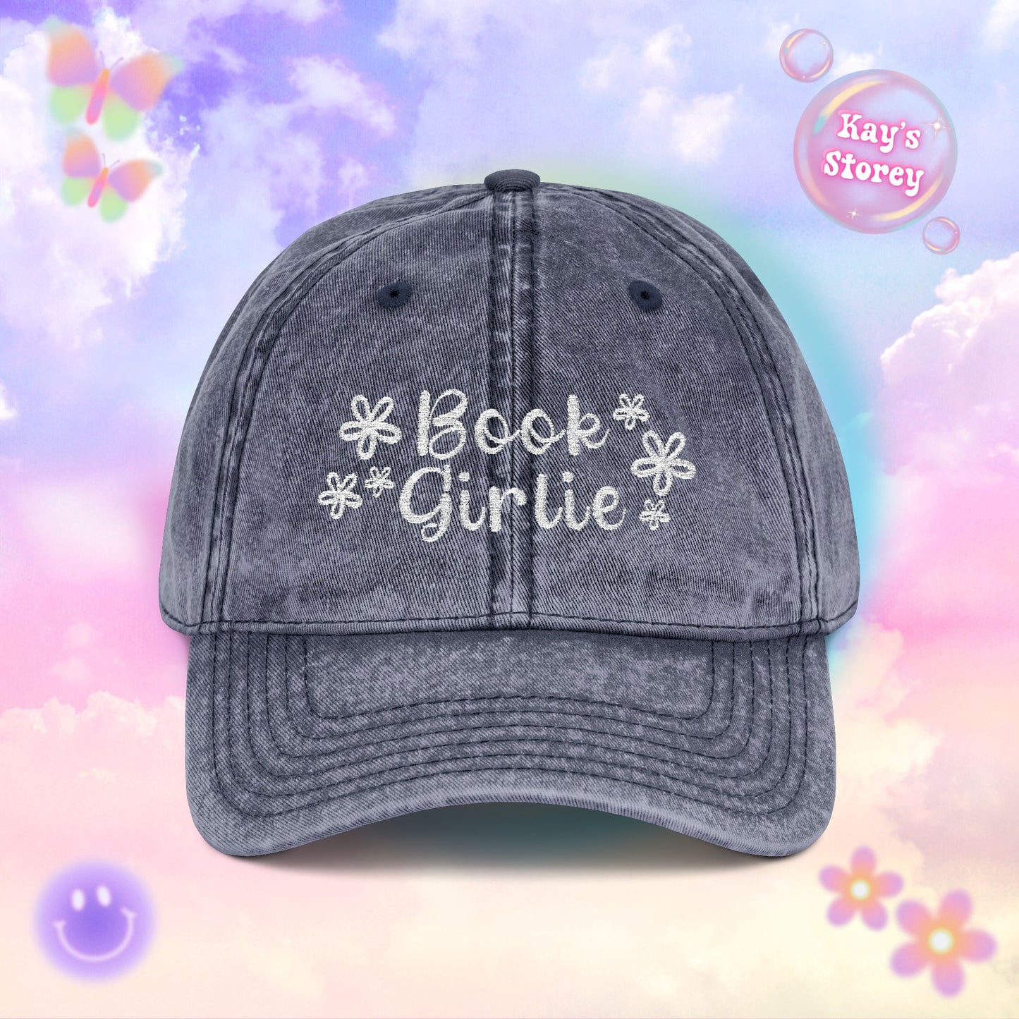 Bookish Girlie Vintage Cap