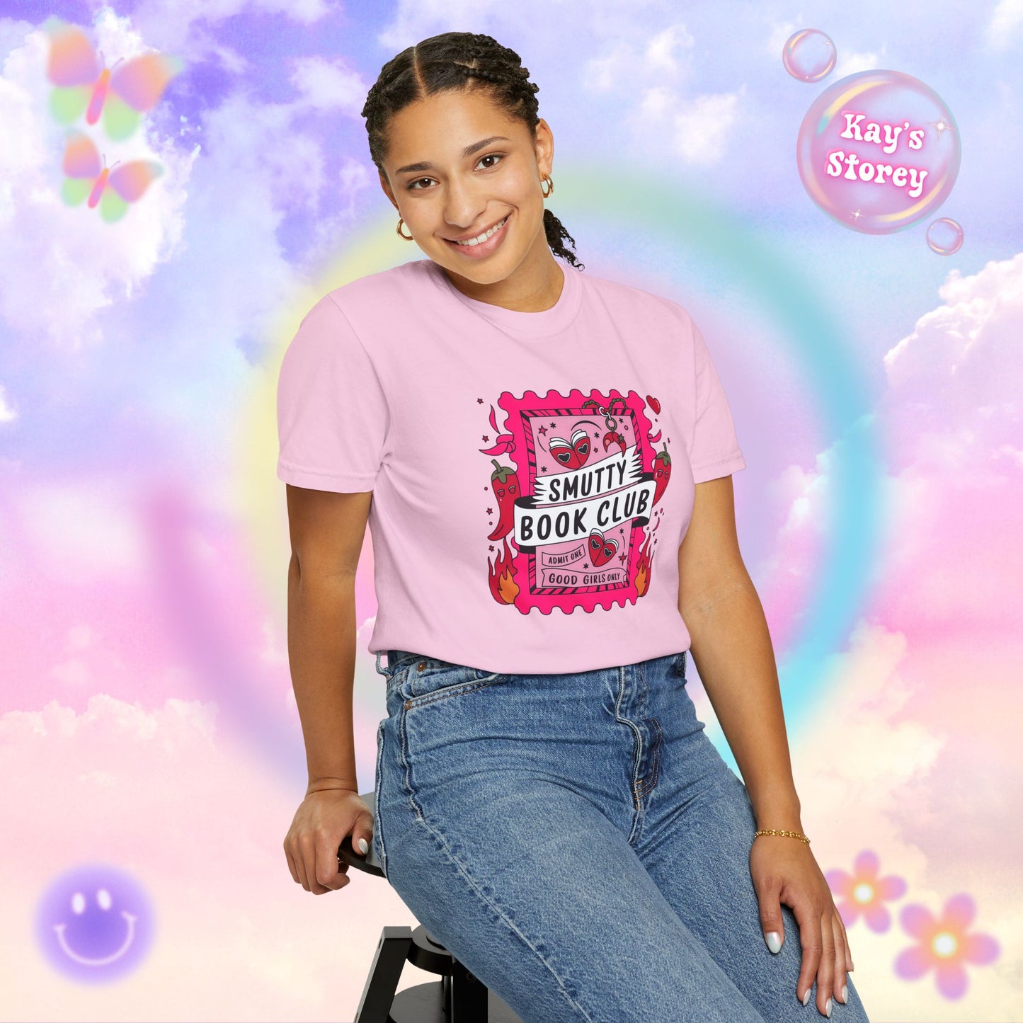 Smutty Book Club Comfort Colors T-Shirt