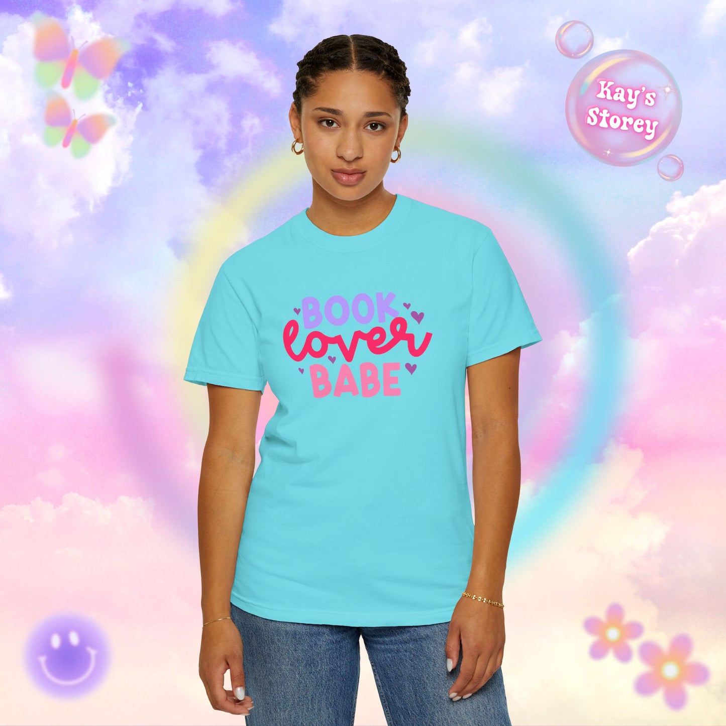 Book Lover Babe Comfort Colors T-Shirt