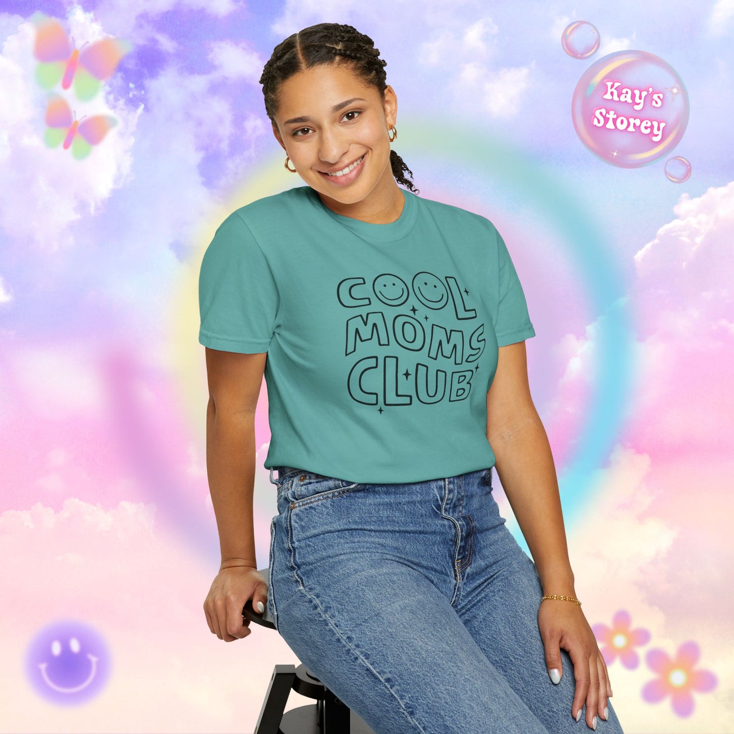 Cool Moms Club Comfort Colors T-Shirt