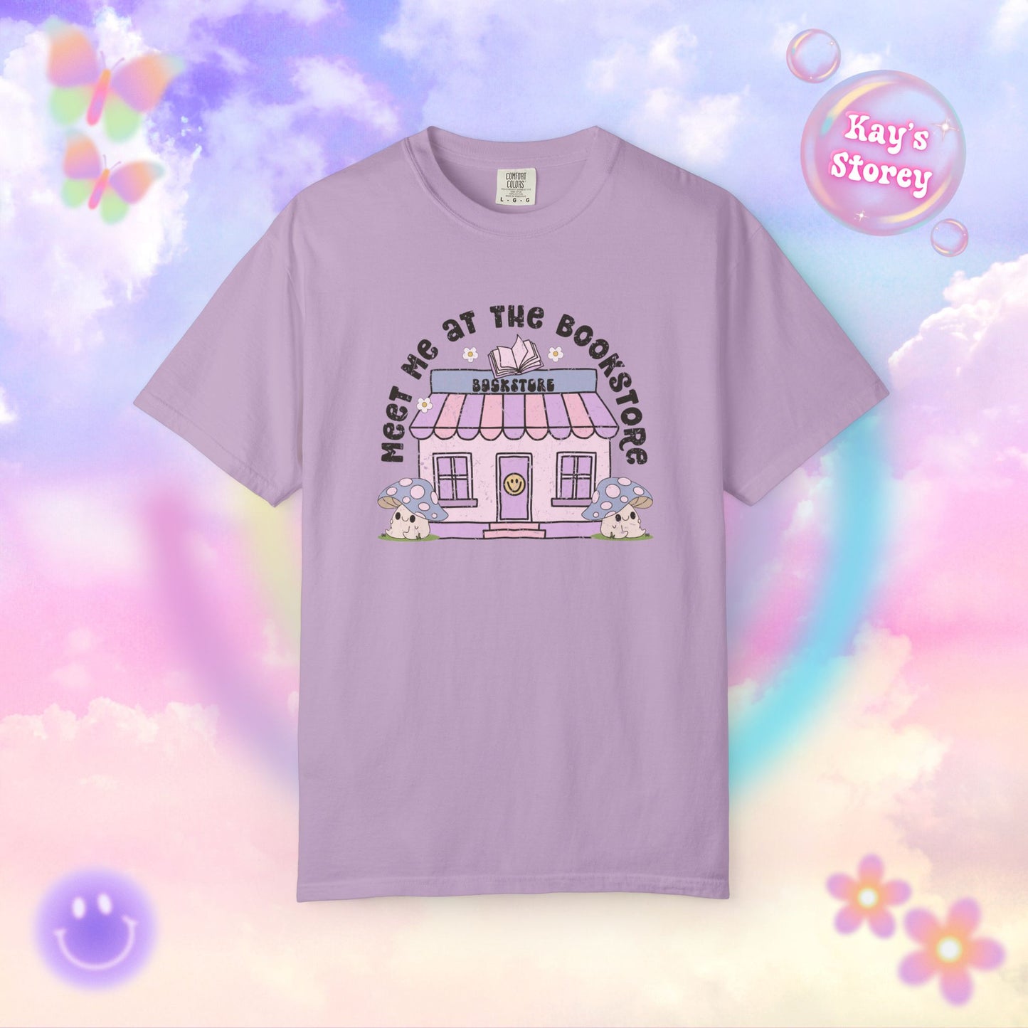 Meet Me At The Bookstore Comfort Colors T-Shirt