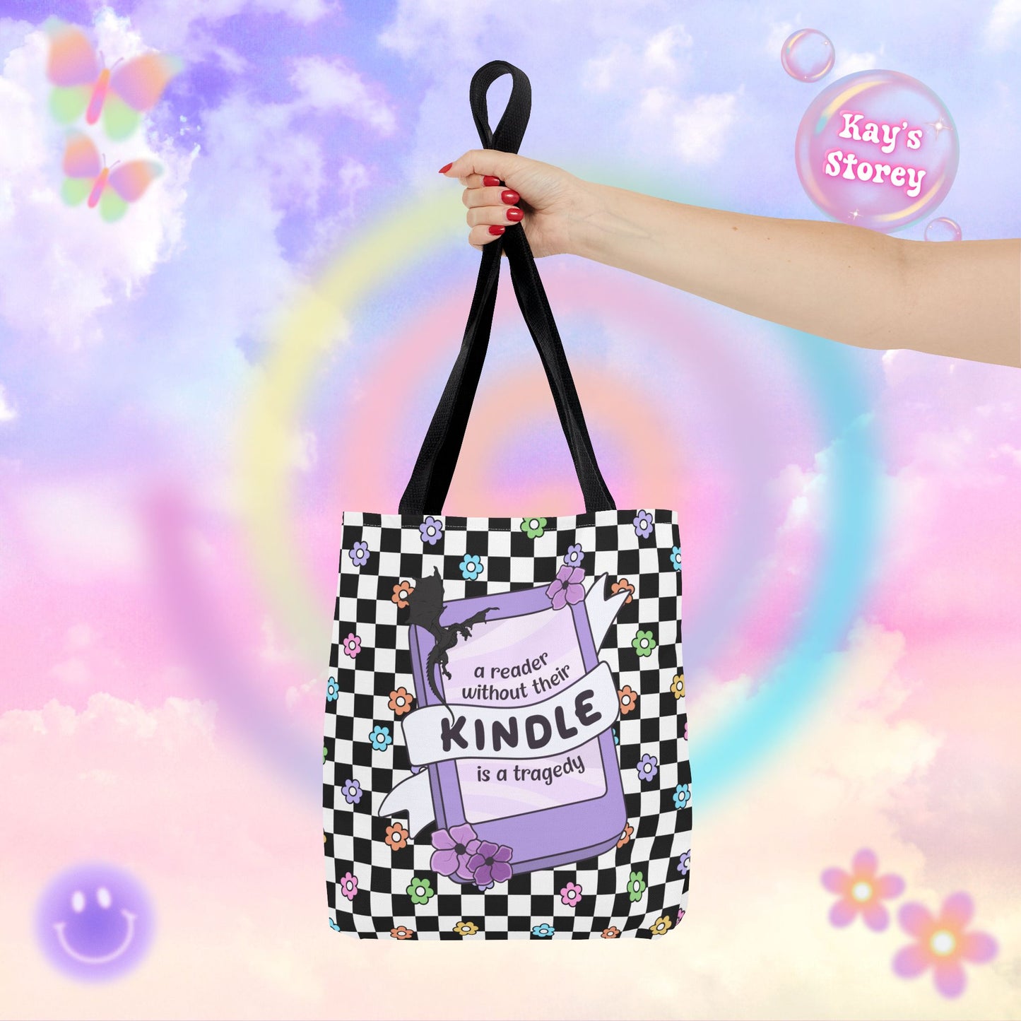 Reader Without Their Kindle Tote Bag