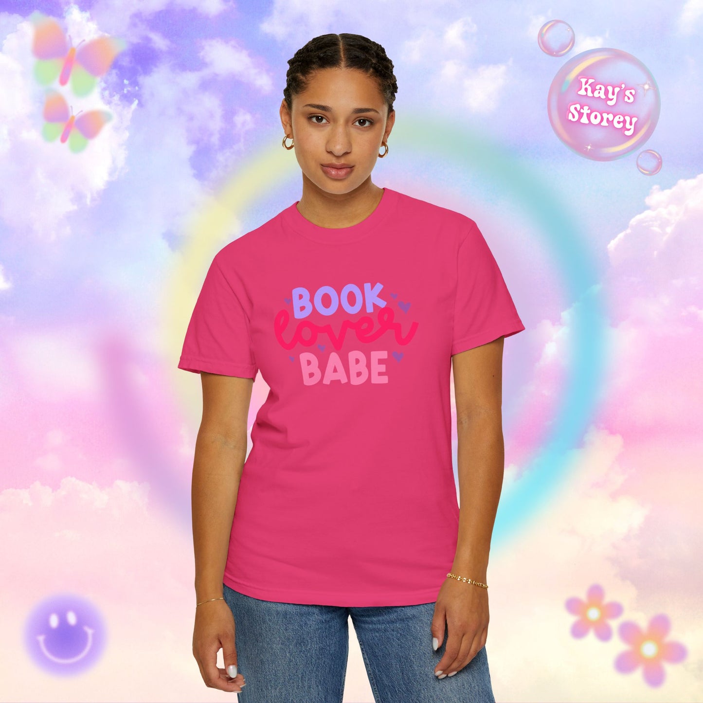 Book Lover Babe Comfort Colors T-Shirt
