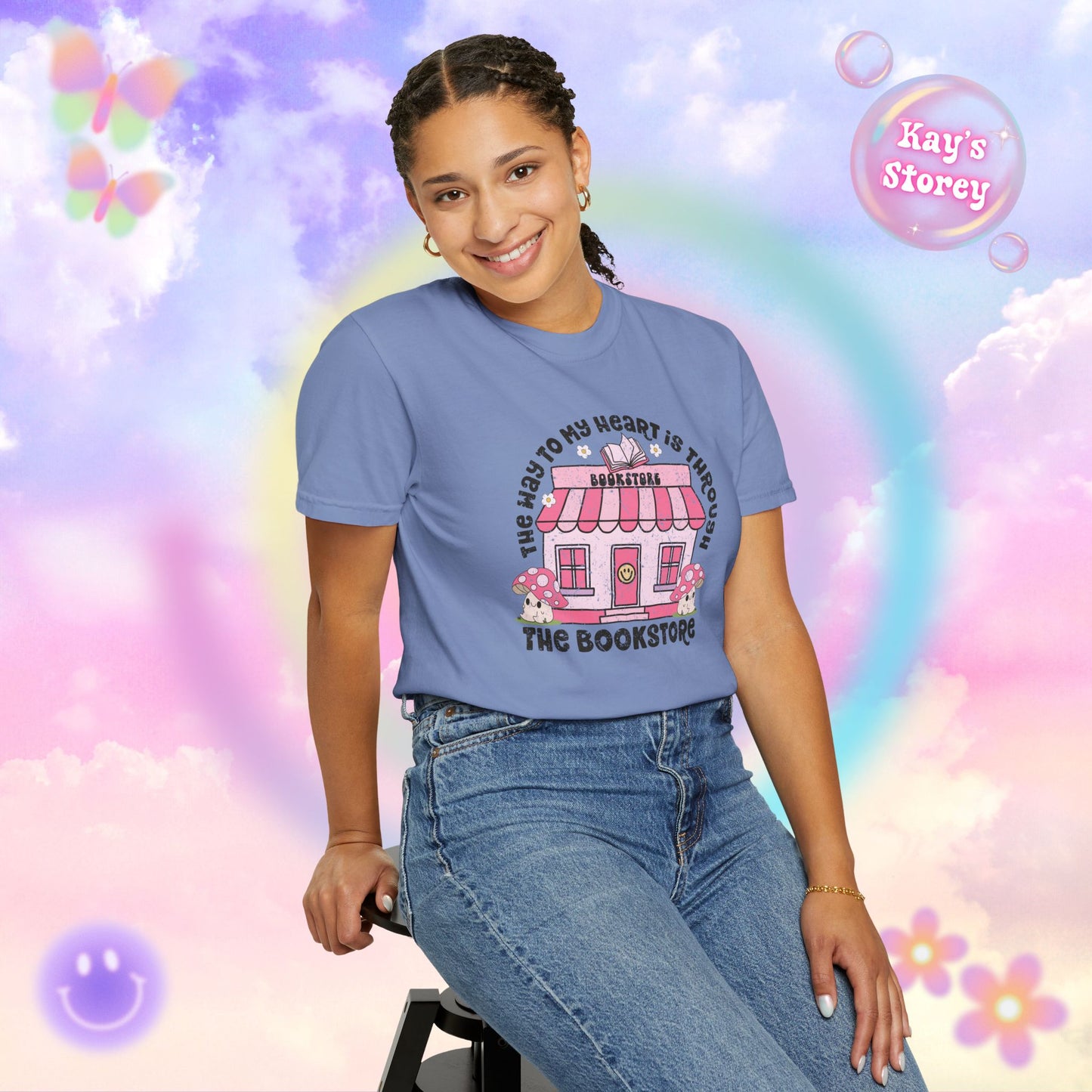 Through the Bookstore Comfort Colors T-Shirt