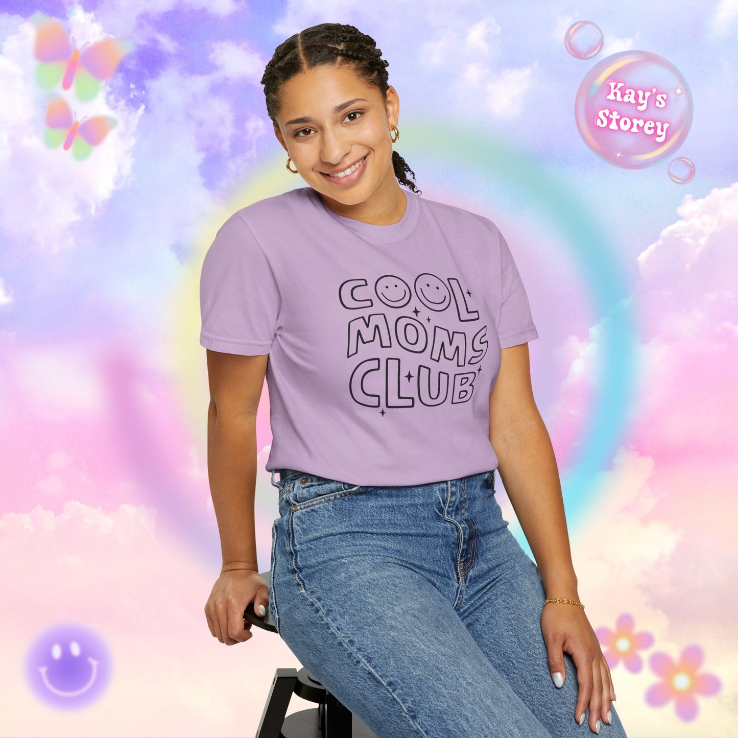Cool Moms Club Comfort Colors T-Shirt