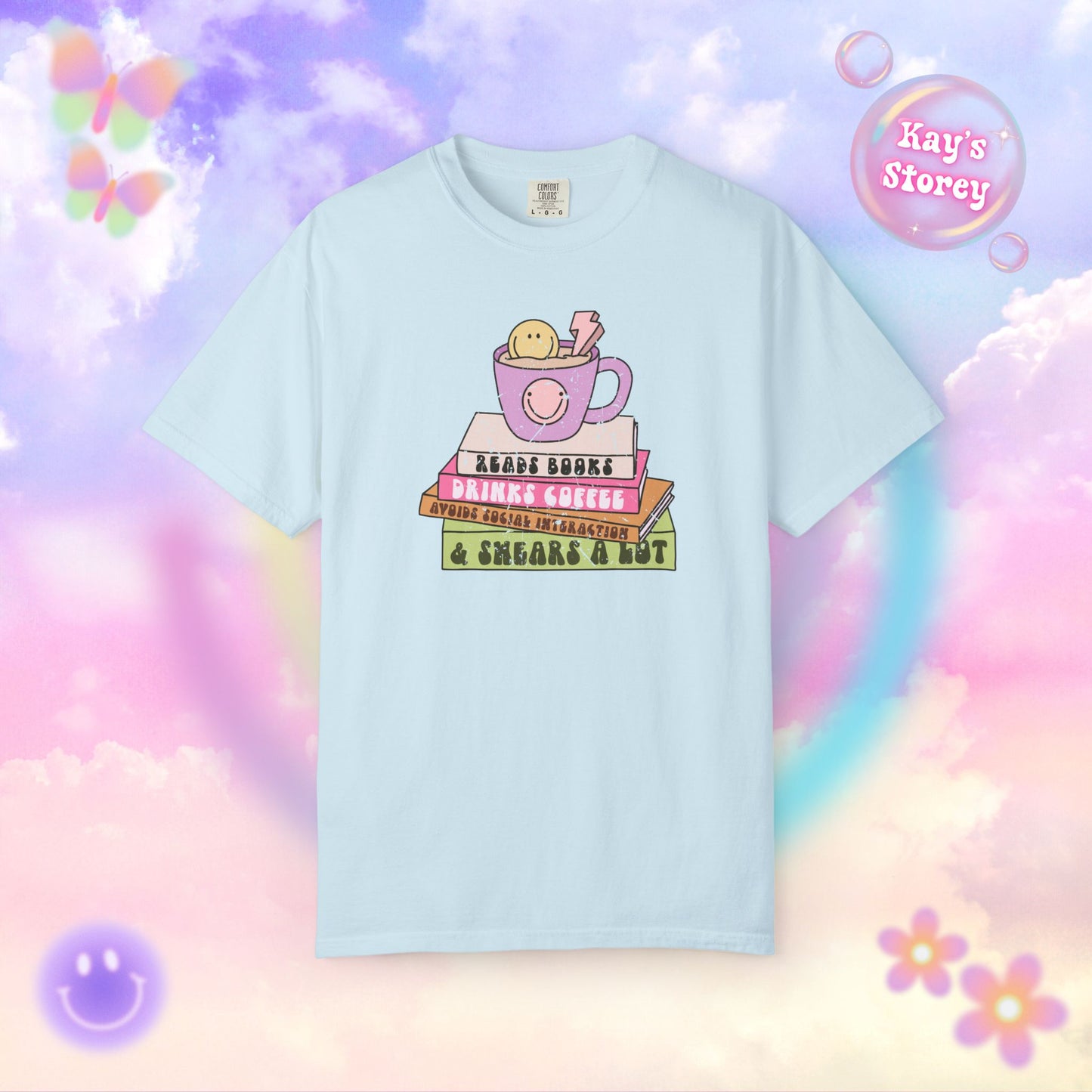Reads Books... Comfort Colors T-Shirt