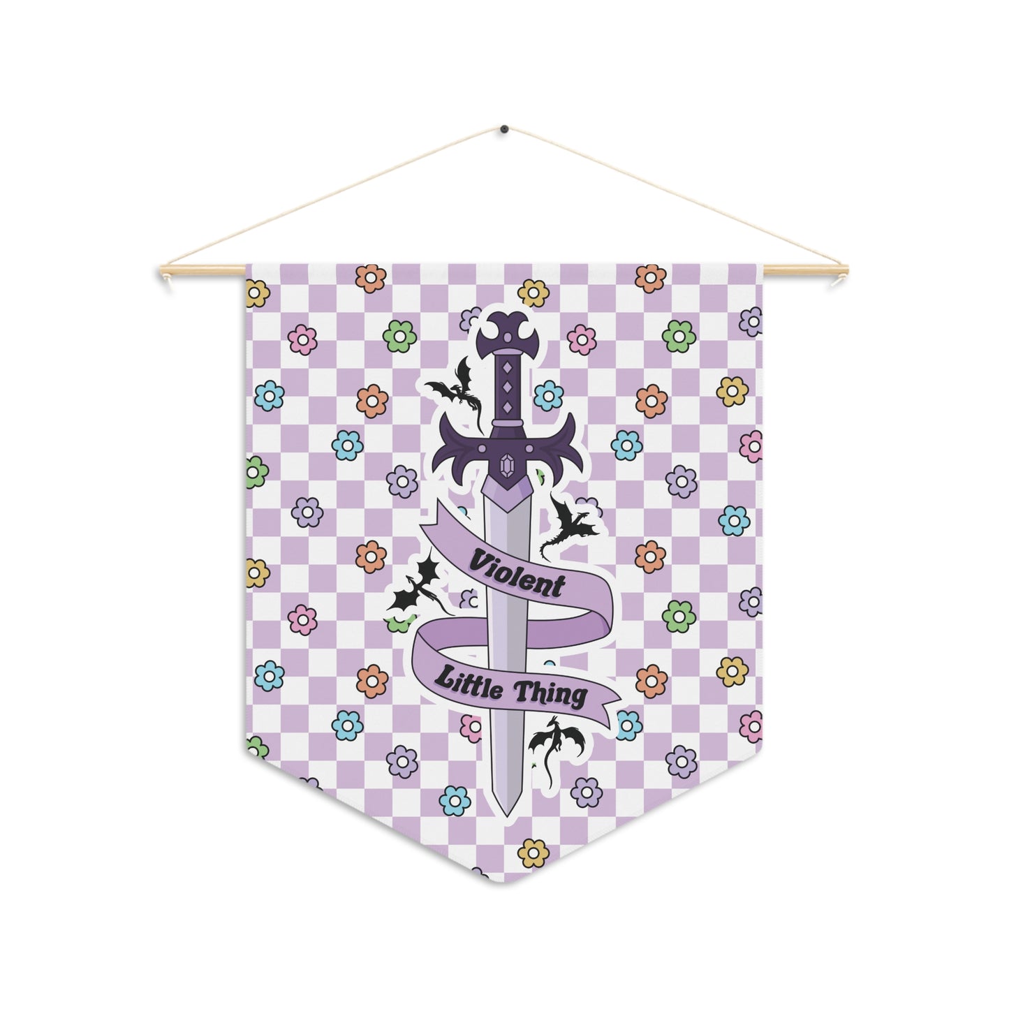 Purple Violent Little Thing Pennant