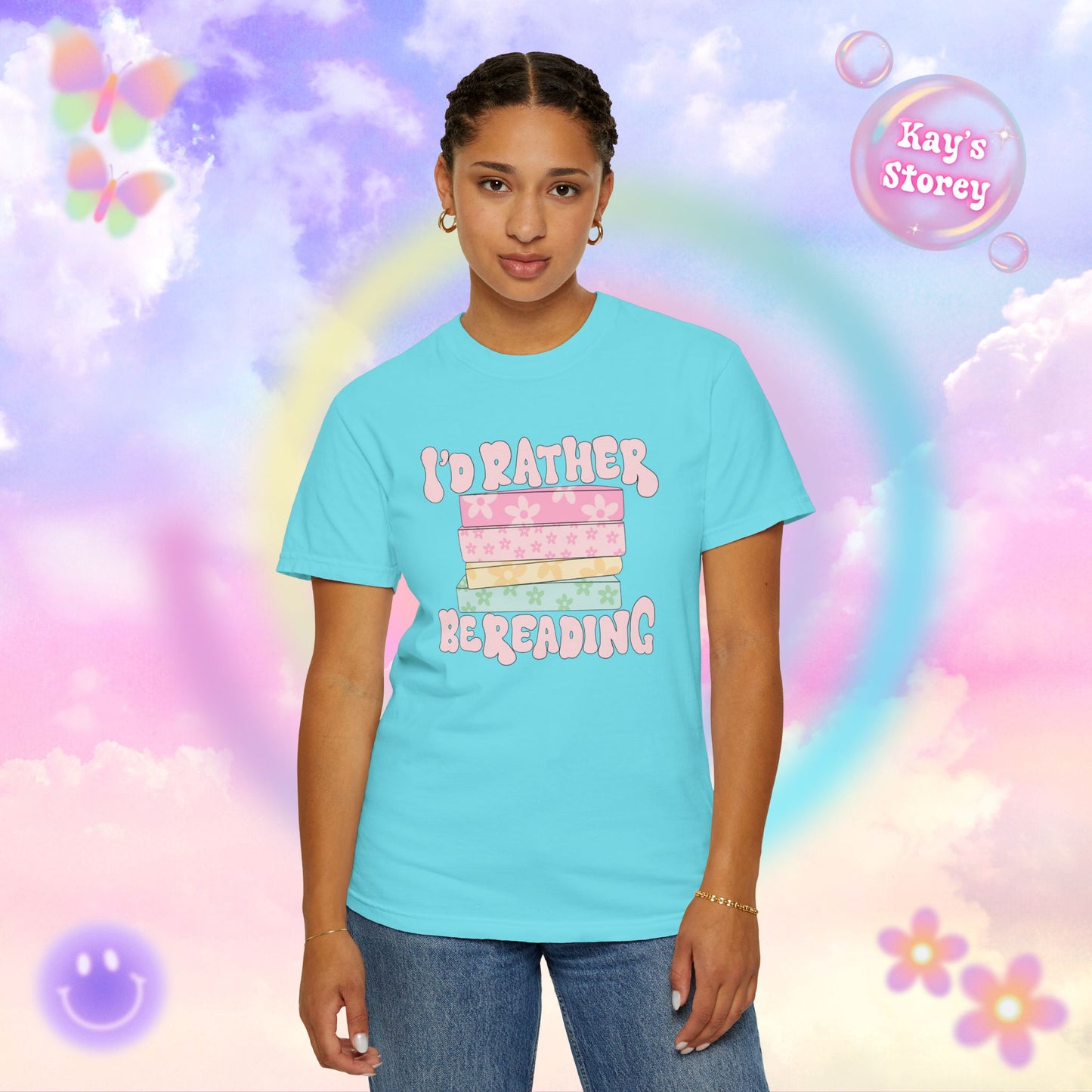 I'd Rather Be Reading Comfort Colors T-Shirt