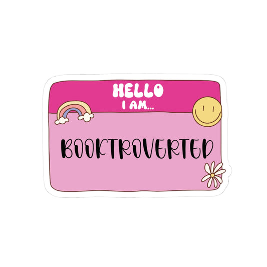 Booktroverted Sticker