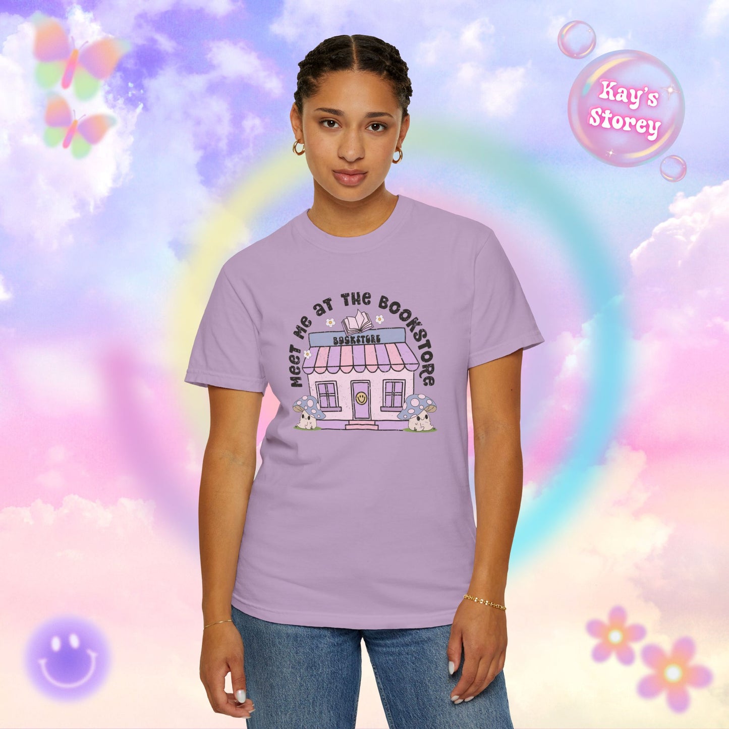 Meet Me At The Bookstore Comfort Colors T-Shirt