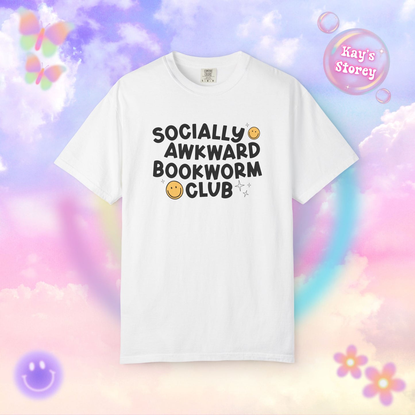 Socially Awkward Bookworm Club Comfort Colors T-Shirt