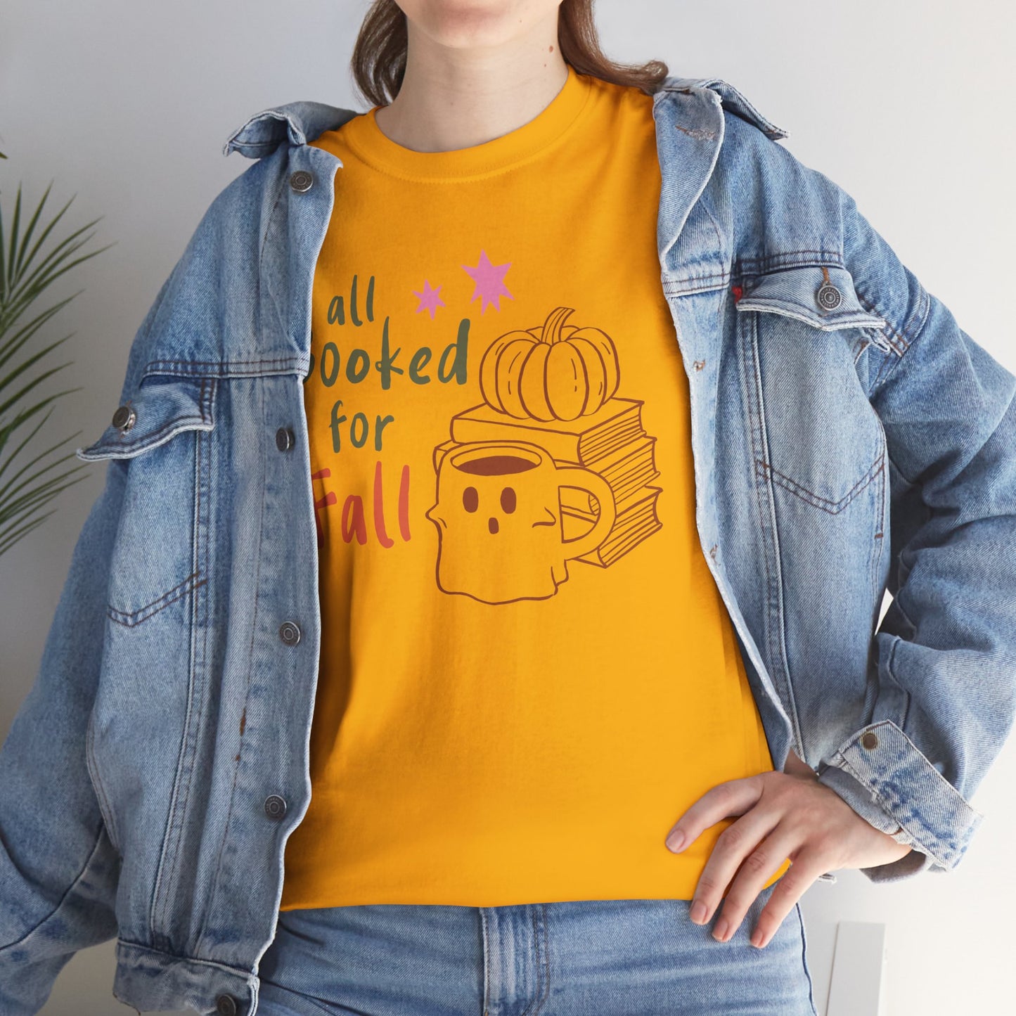 All Booked For Fall Tee - Bookish Gift