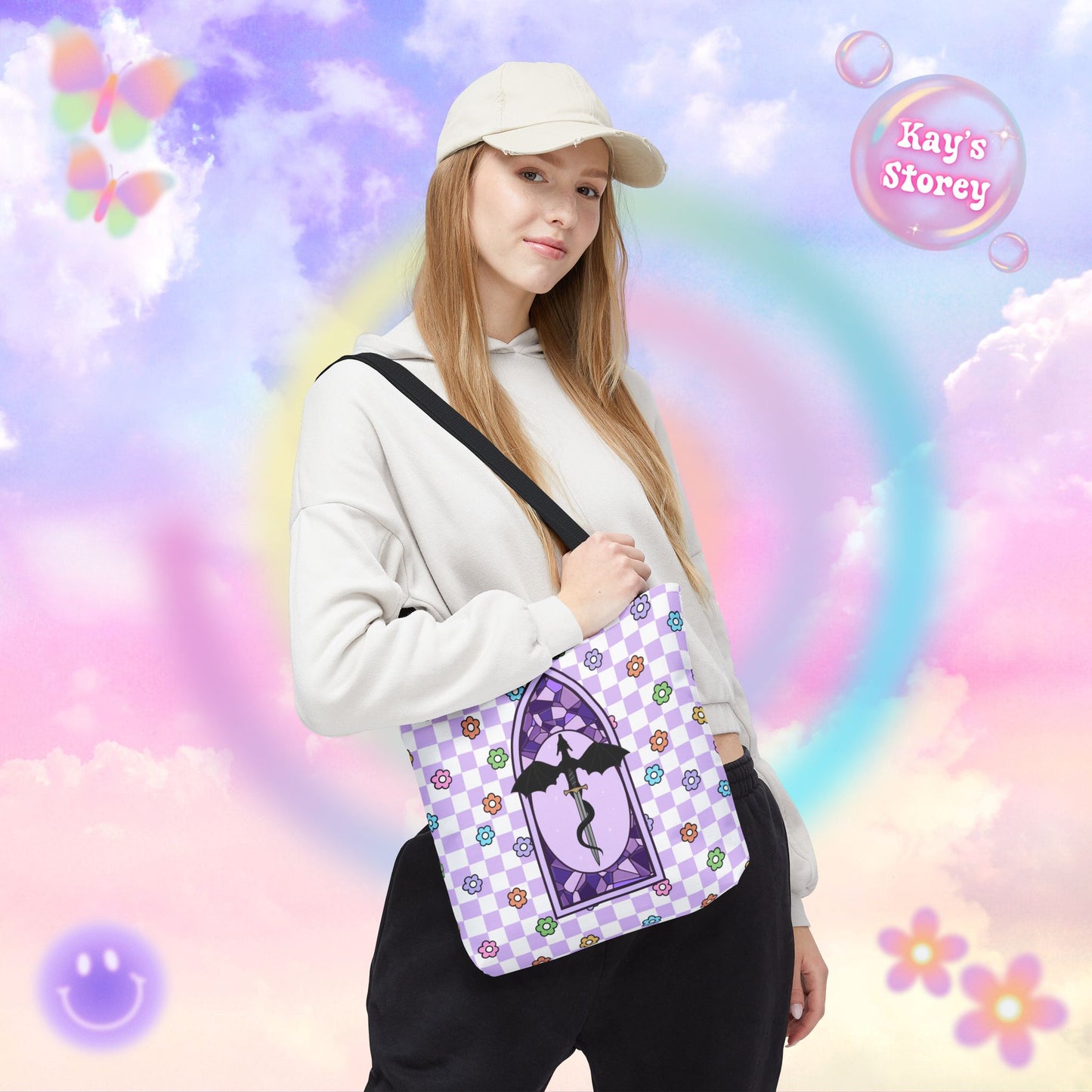 Purple Romantasy Tote Bag