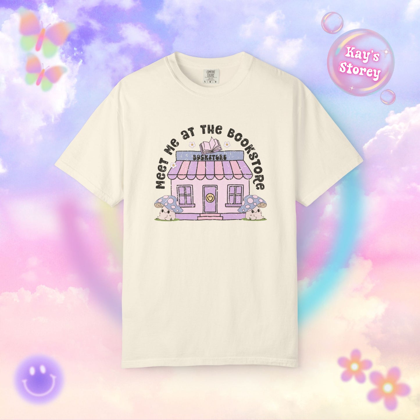 Meet Me At The Bookstore Comfort Colors T-Shirt