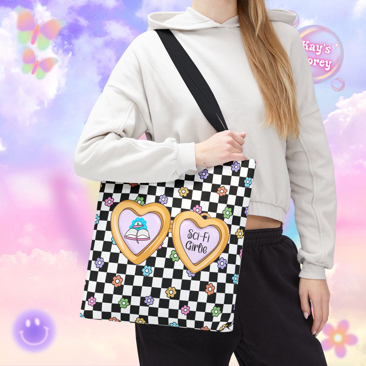 Sci-Fi Girlie Tote Bag