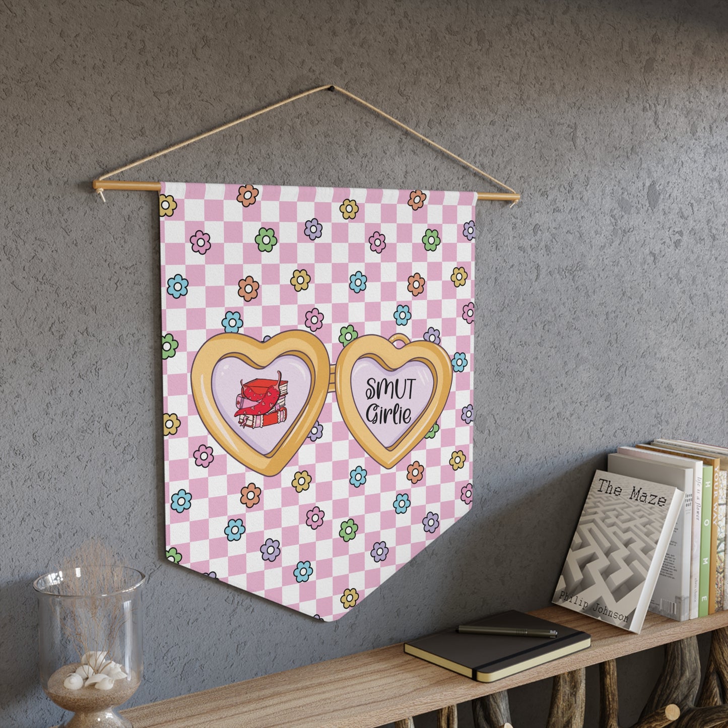 Pink Smut Girlie Pennant