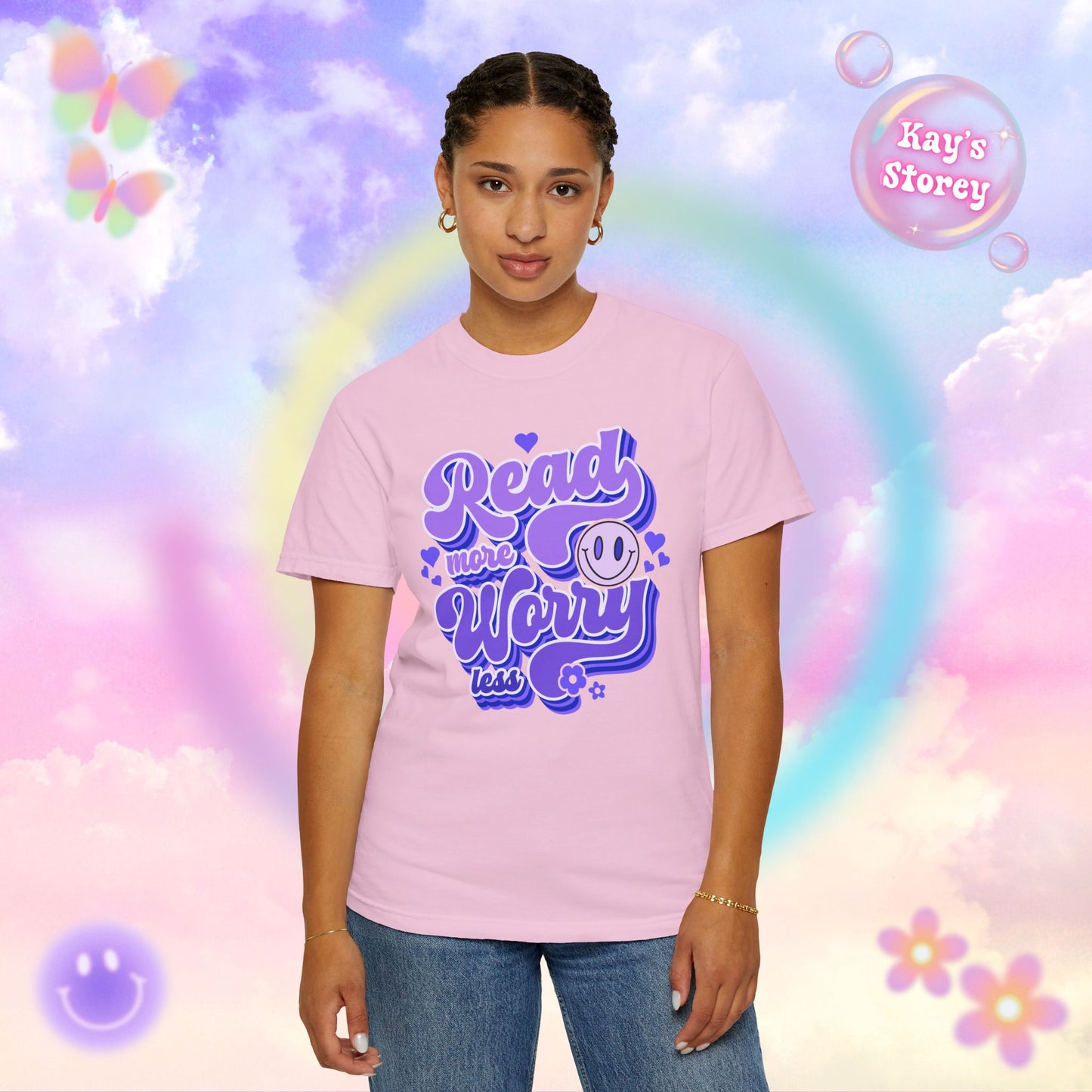 Read More, Worry Less Comfort Colors T-Shirt