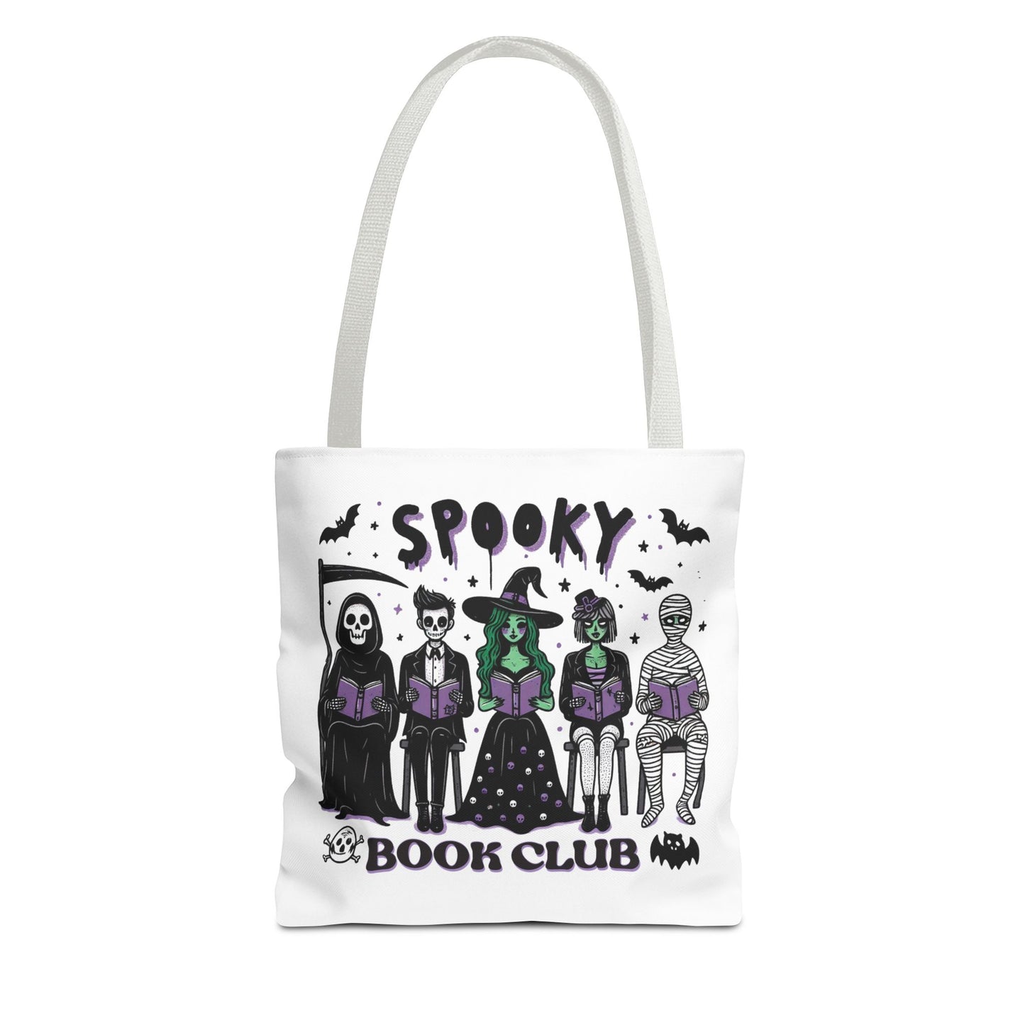 Spooky Book Club Tote Bag