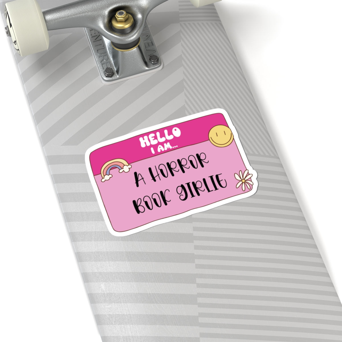Horror Book Girlie Sticker