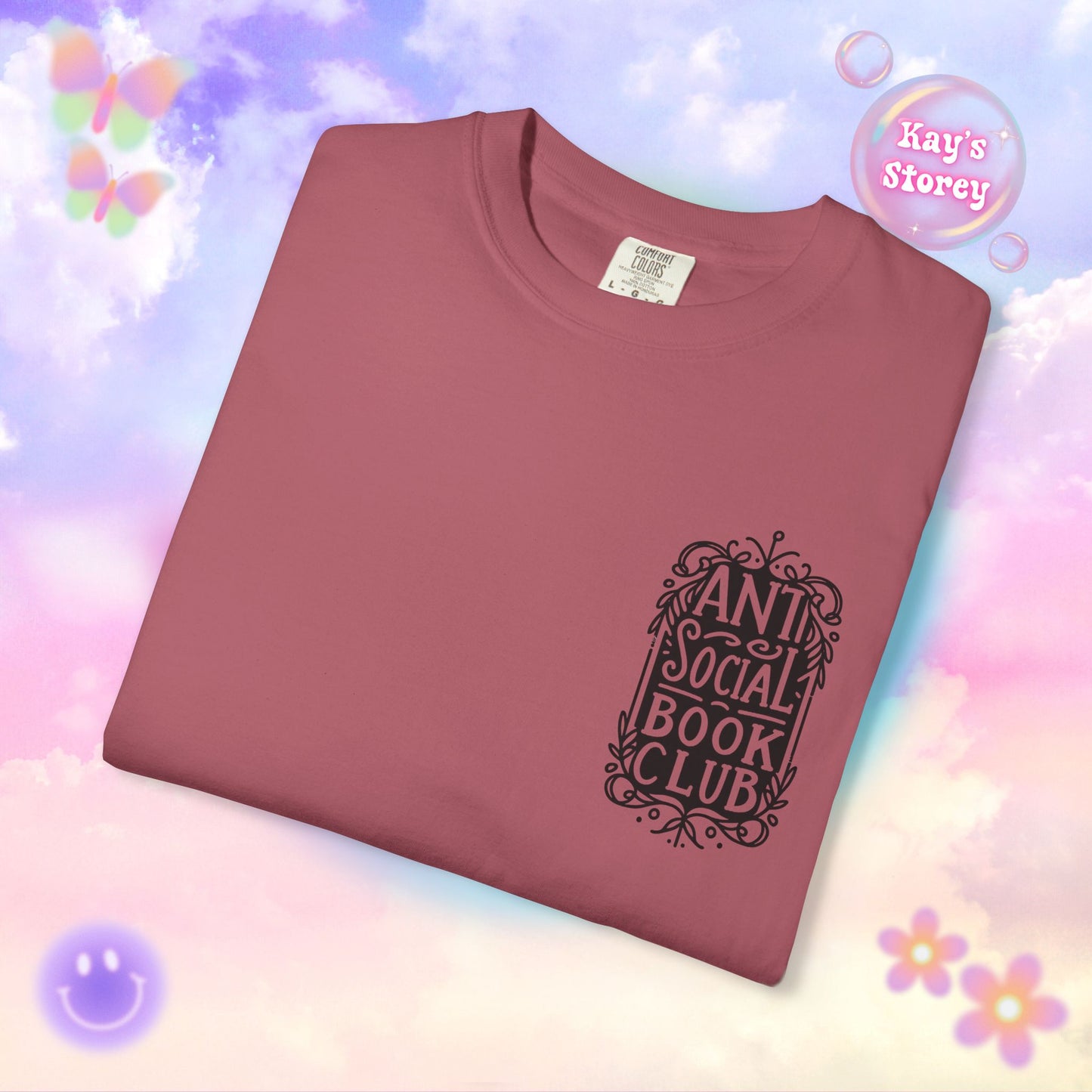 Anti Social Book Club Comfort Colors T-Shirt