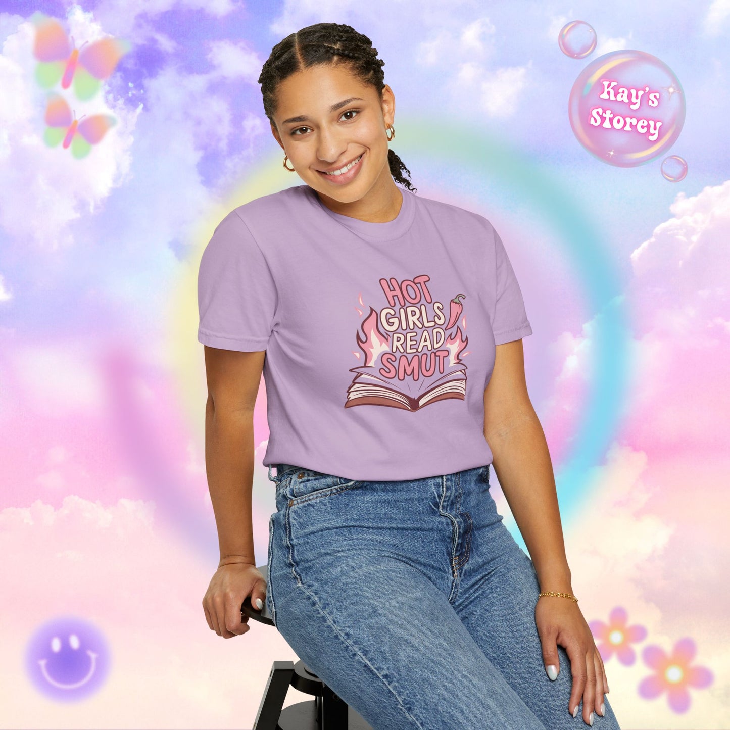 Hot Girls Read Smut 2 Comfort Colors T-Shirt