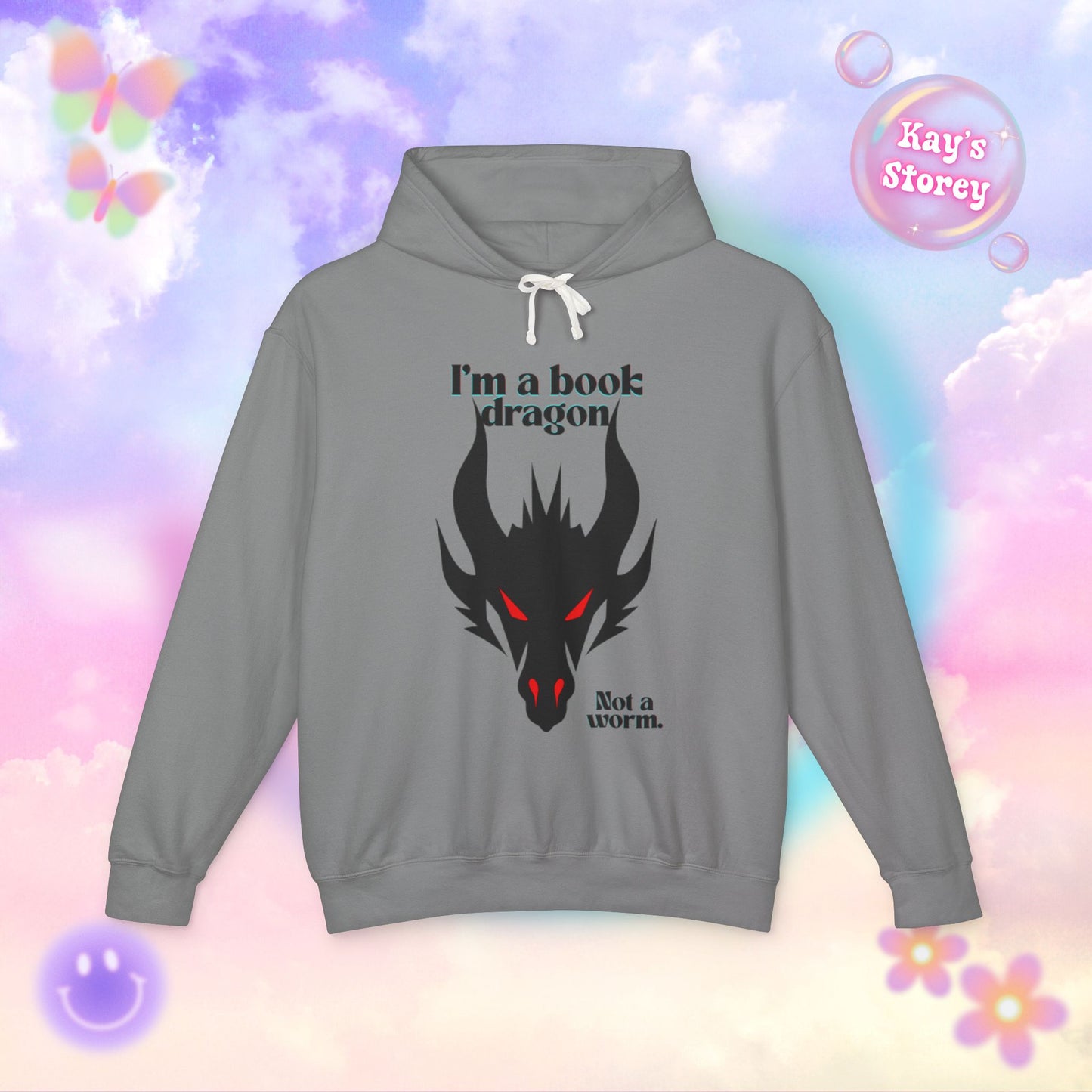 Red Book Dragon Unisex Lightweight Hooded Sweatshirt