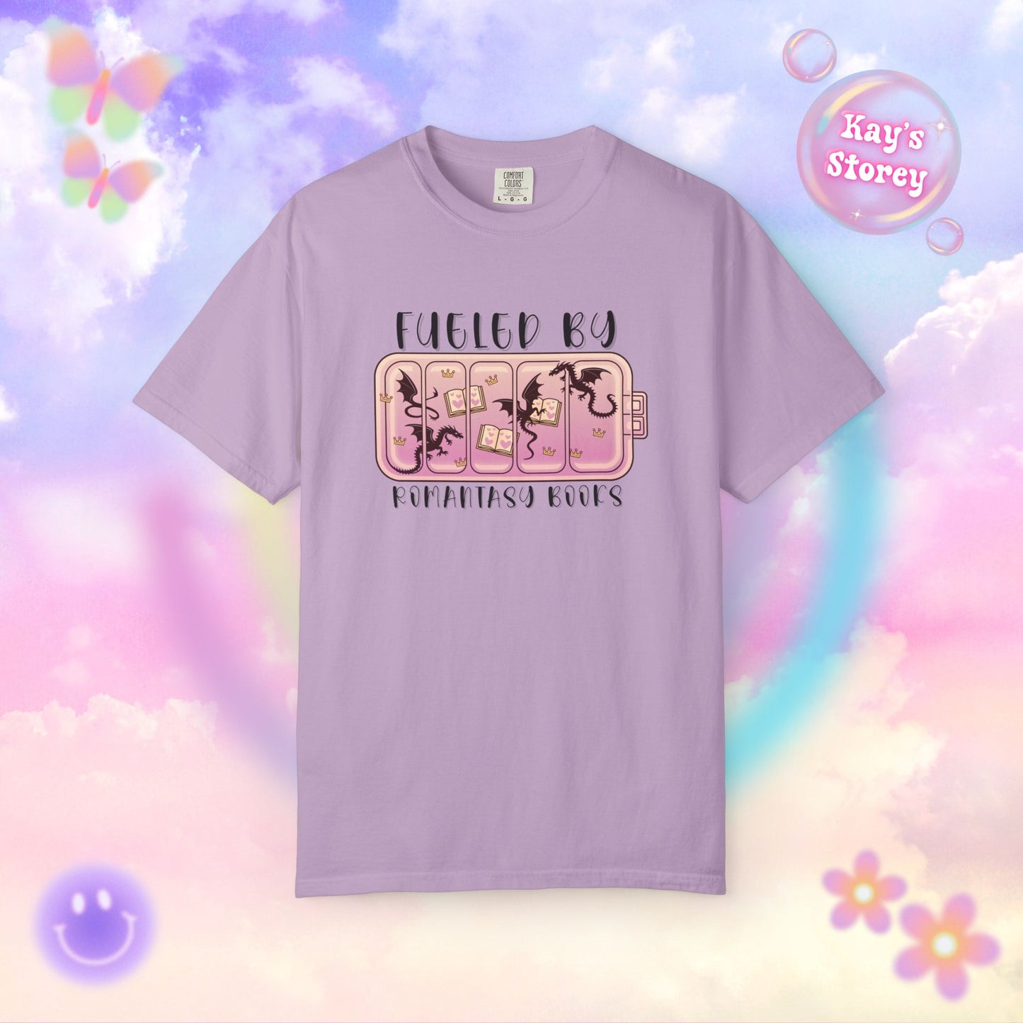 Fueled by Romantasy Books Comfort Colors T-Shirt
