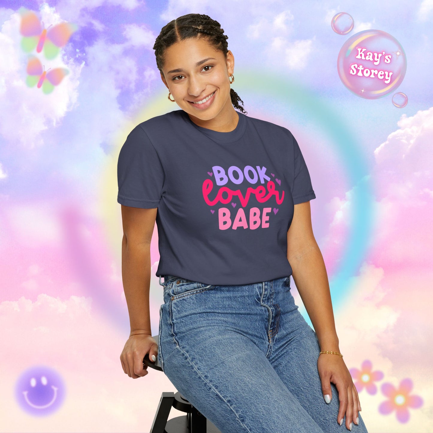 Book Lover Babe Comfort Colors T-Shirt