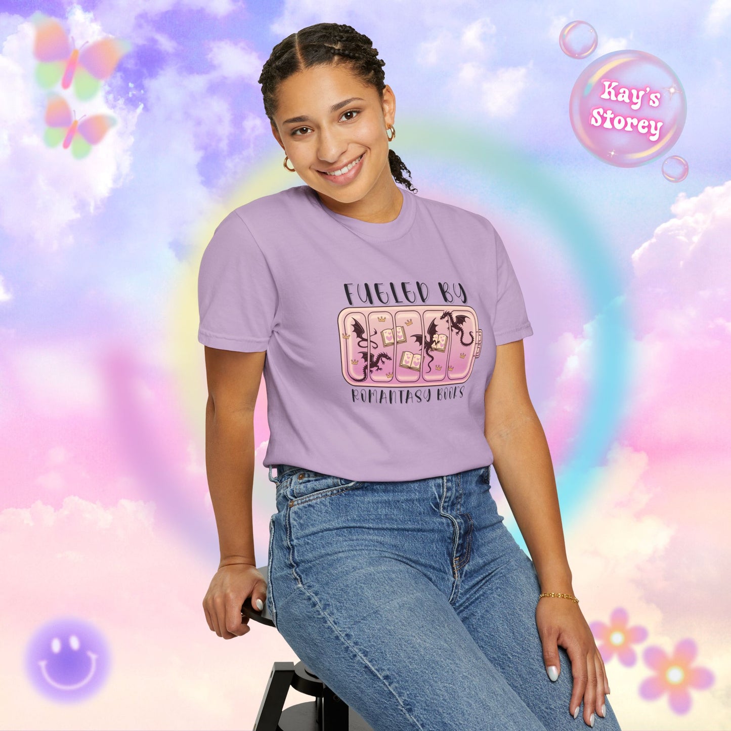 Fueled by Romantasy Books Comfort Colors T-Shirt