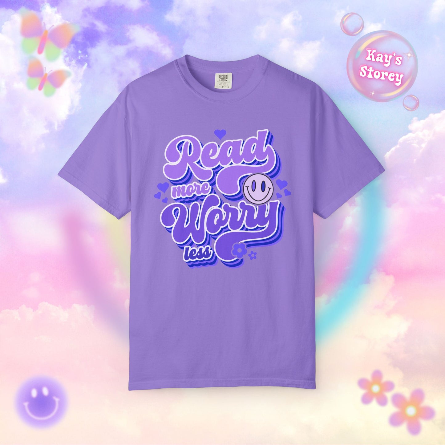 Read More, Worry Less Comfort Colors T-Shirt