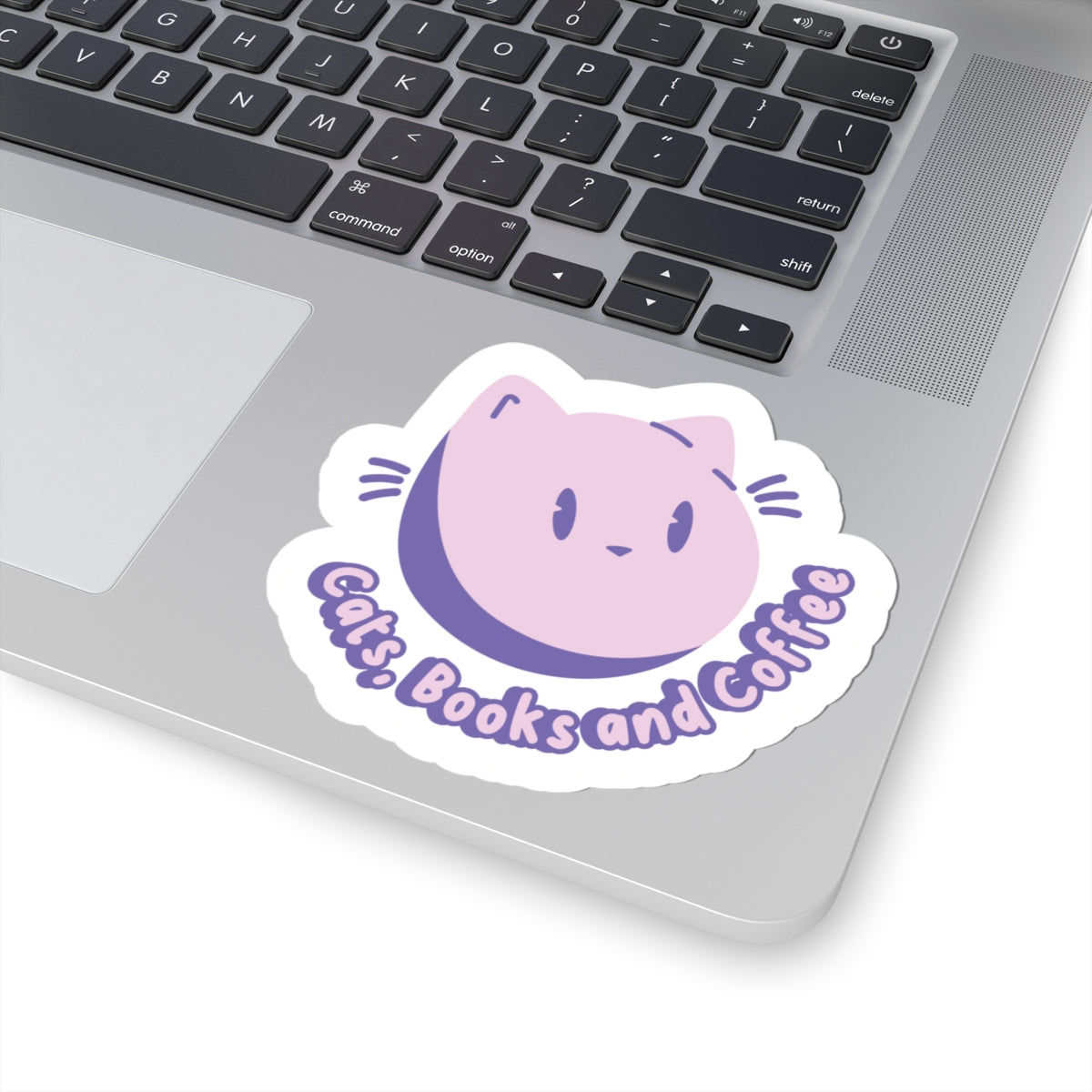 Cats, Books & Coffee Sticker
