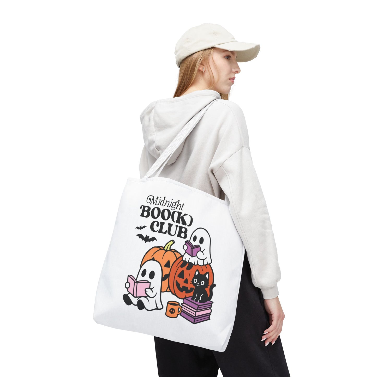 Spooky Season Book Tote Bag