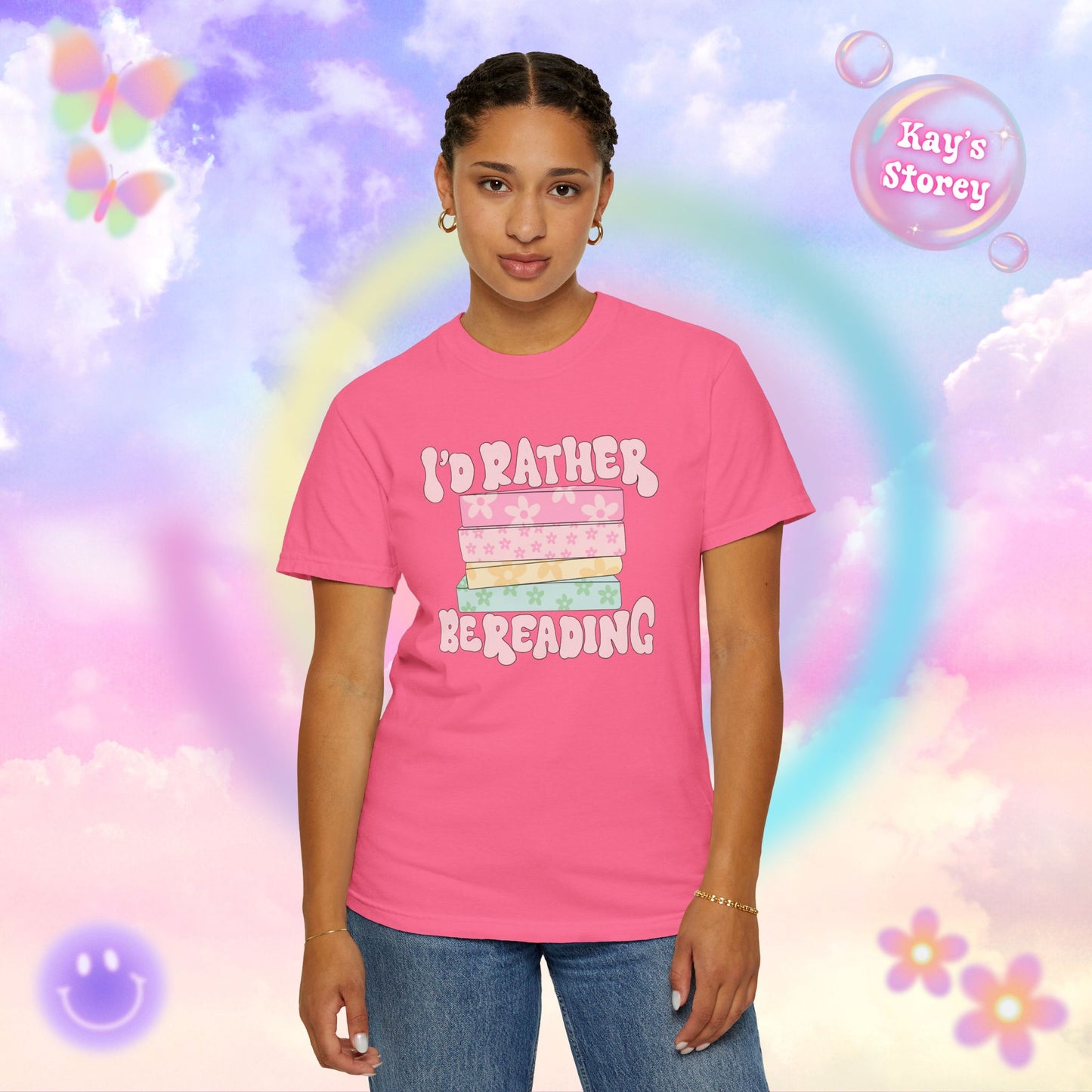 I'd Rather Be Reading Comfort Colors T-Shirt