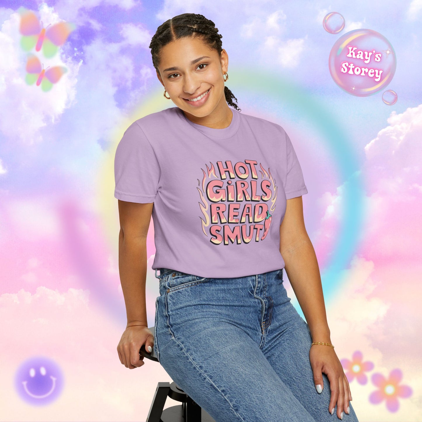 Hot Girls Read Smut Comfort Colors T-Shirt