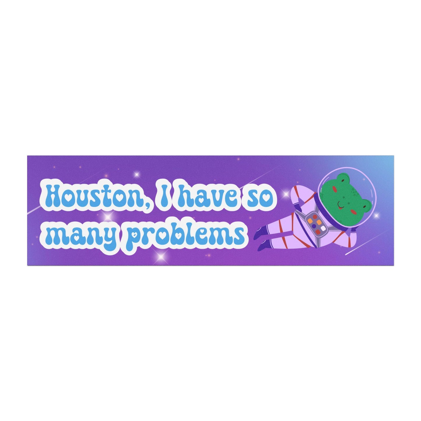 Houston So Many Problems Car Magnet