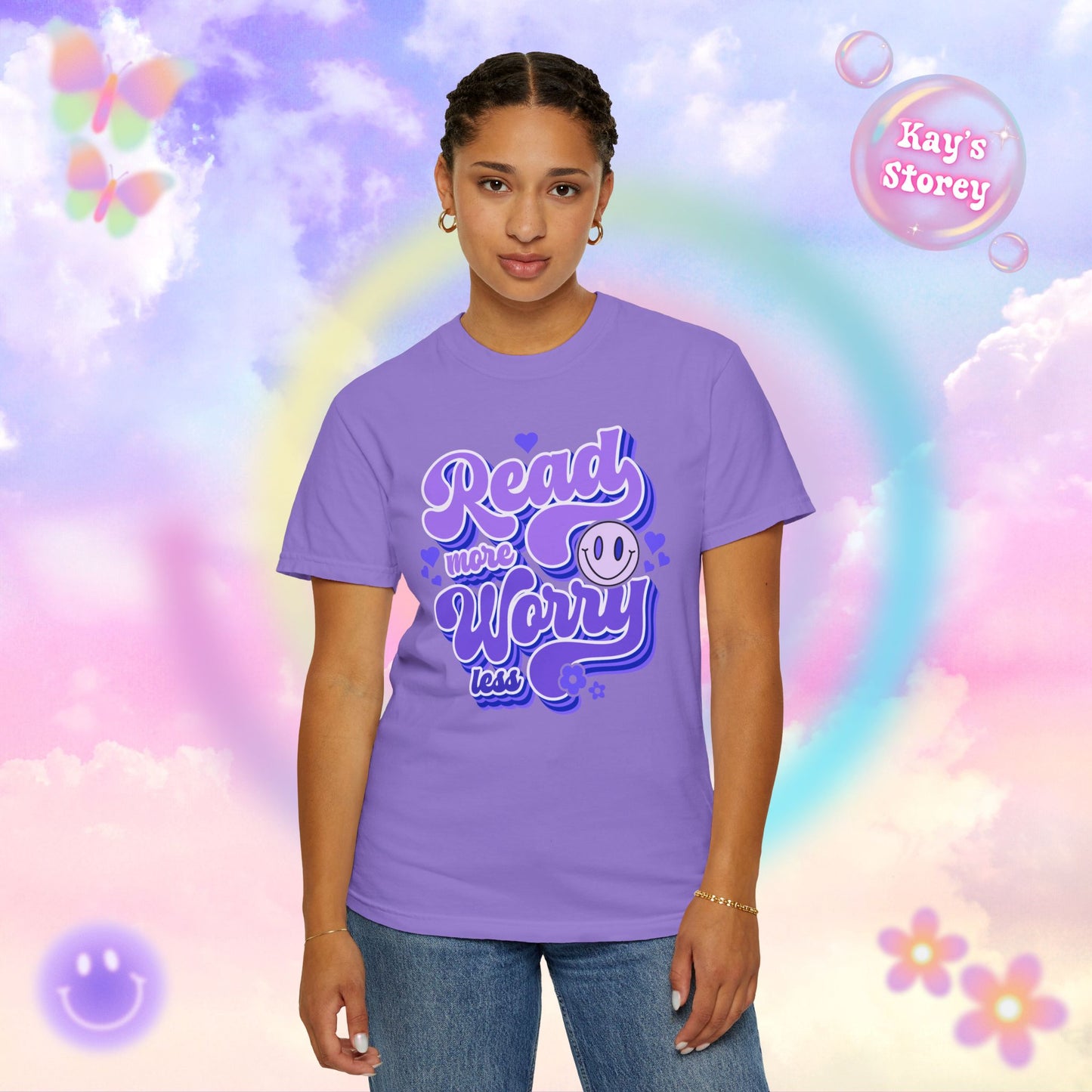 Read More, Worry Less Comfort Colors T-Shirt