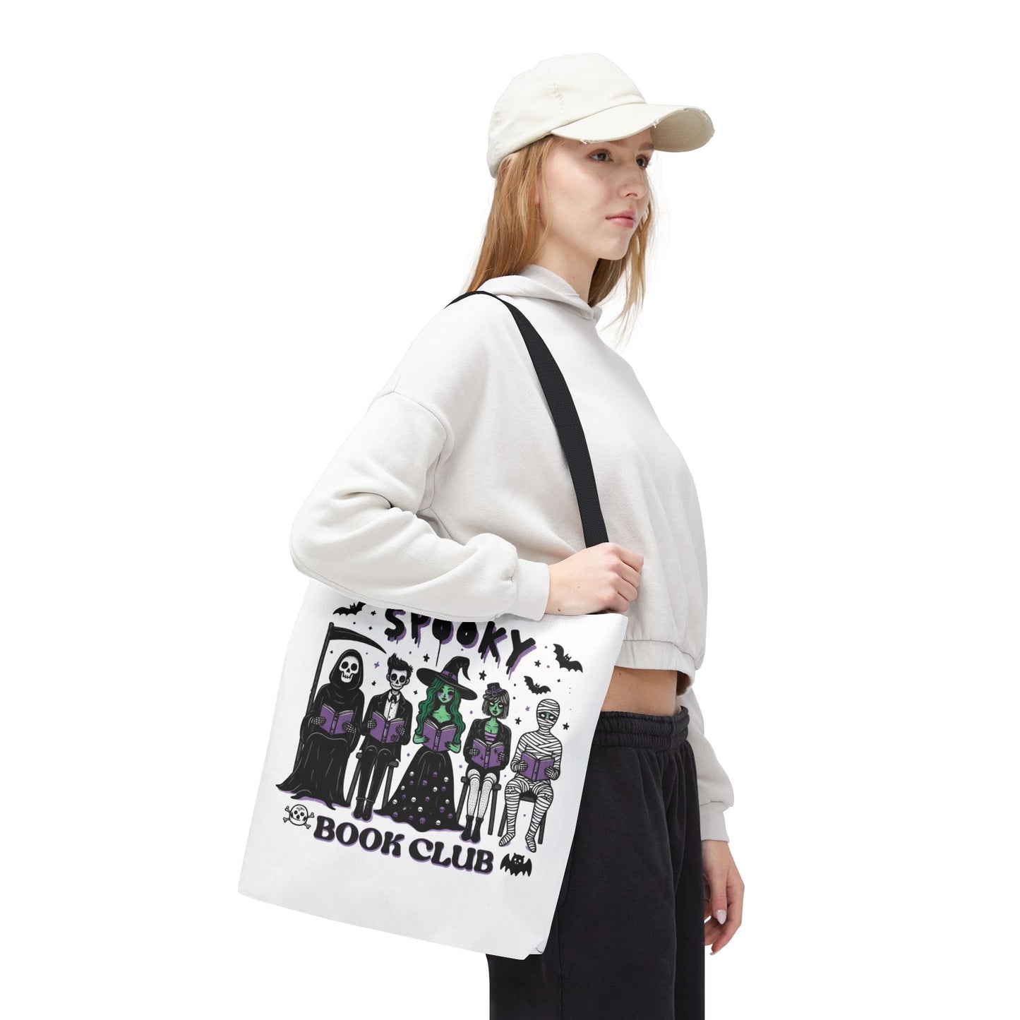 Spooky Book Club Tote Bag