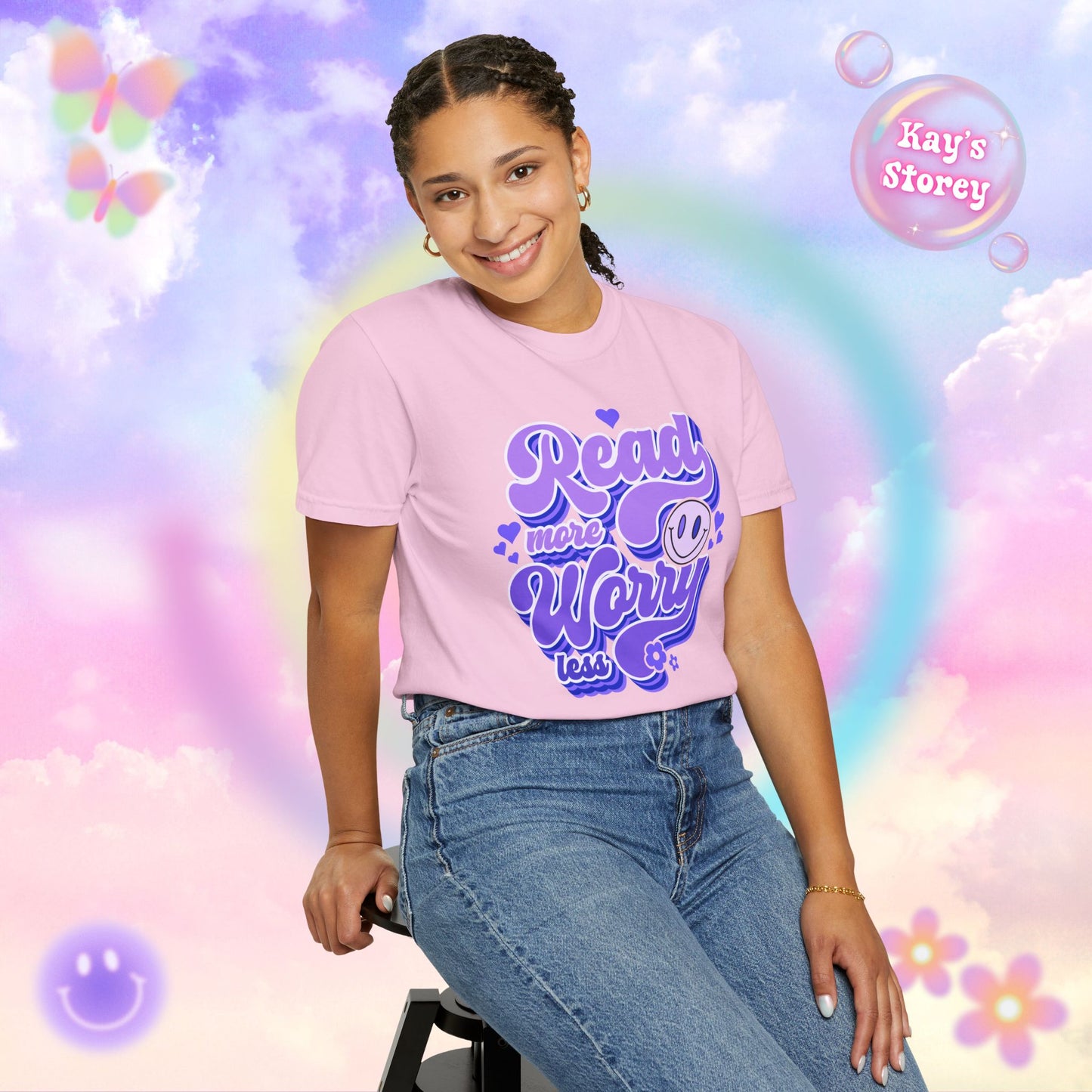 Read More, Worry Less Comfort Colors T-Shirt