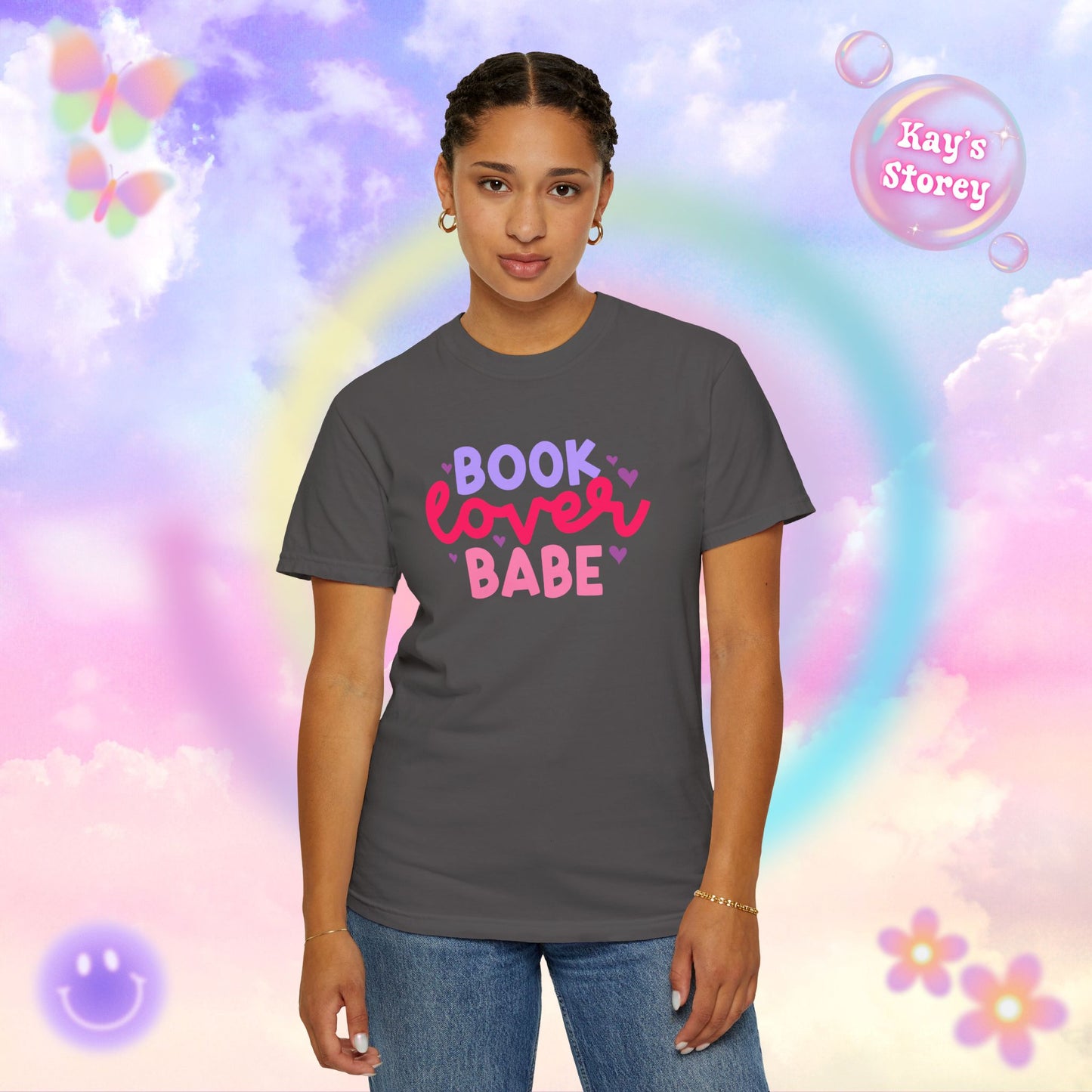Book Lover Babe Comfort Colors T-Shirt