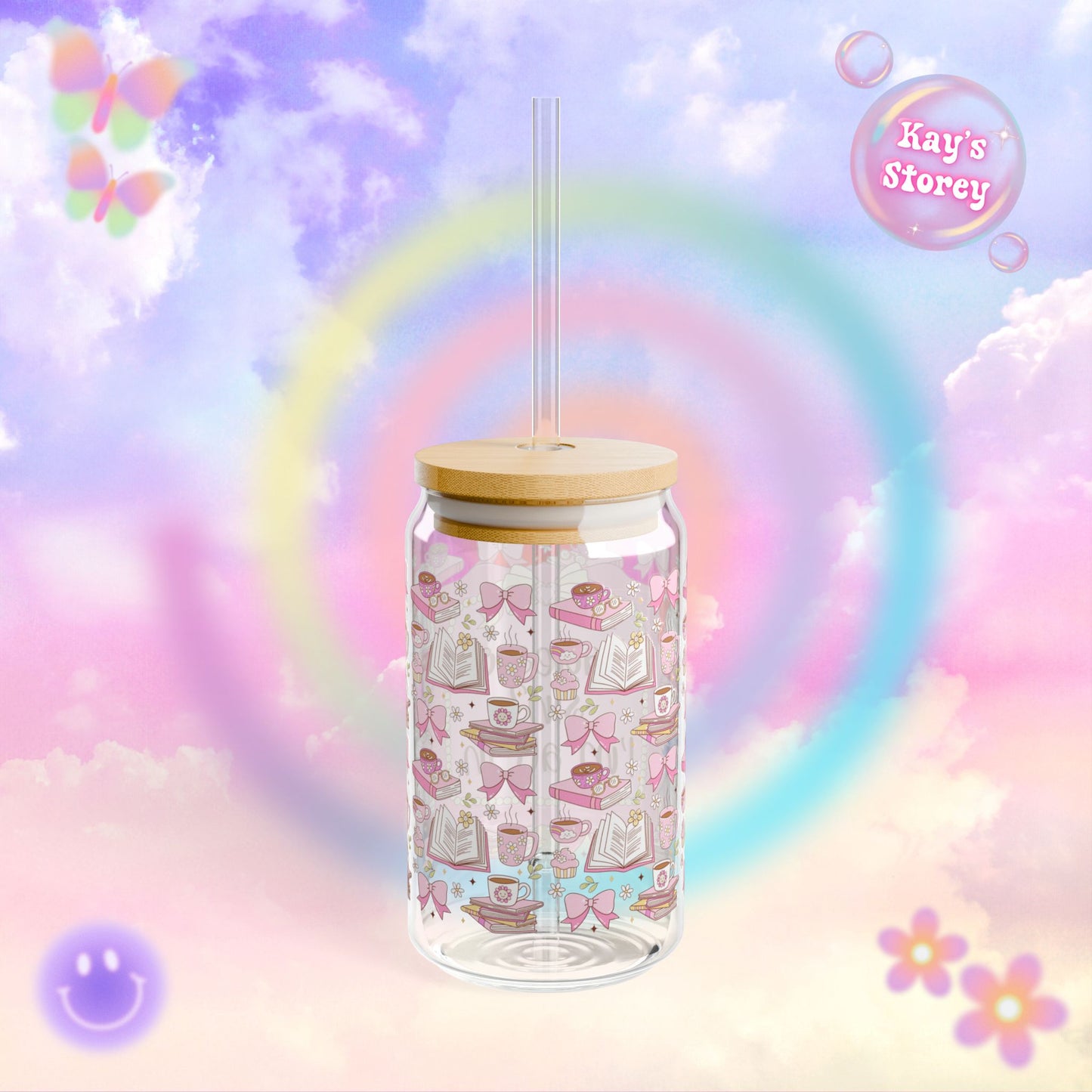 Pages of Sin? I'm All In Sipper Glass