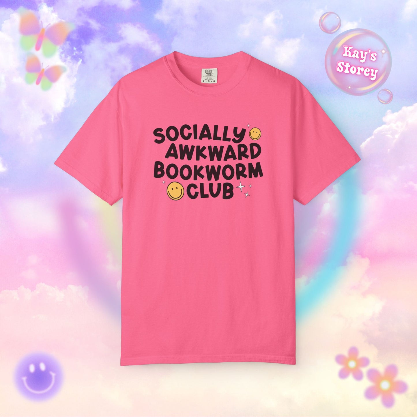 Socially Awkward Bookworm Club Comfort Colors T-Shirt