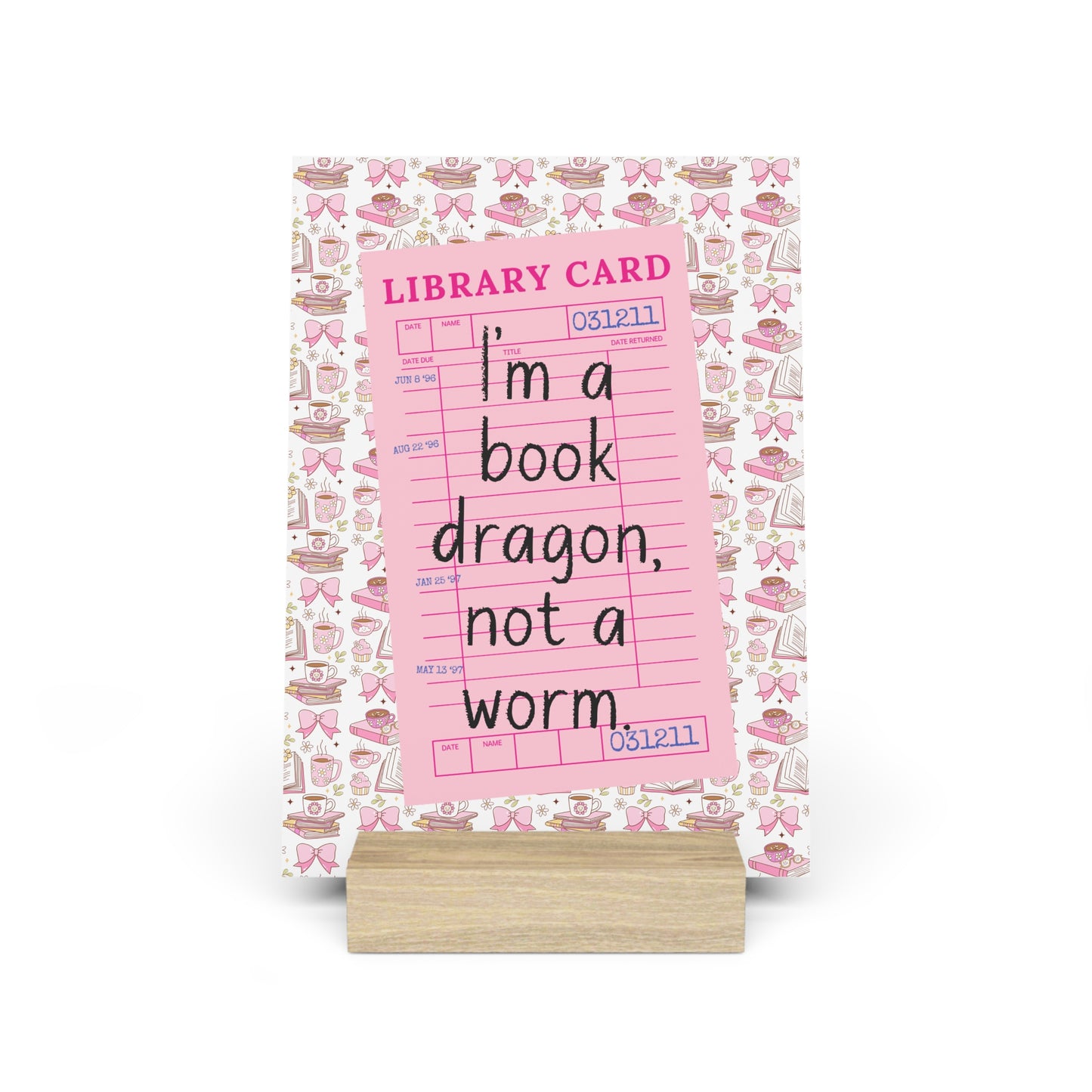 Book Dragon Bookshelf Decor with Stand