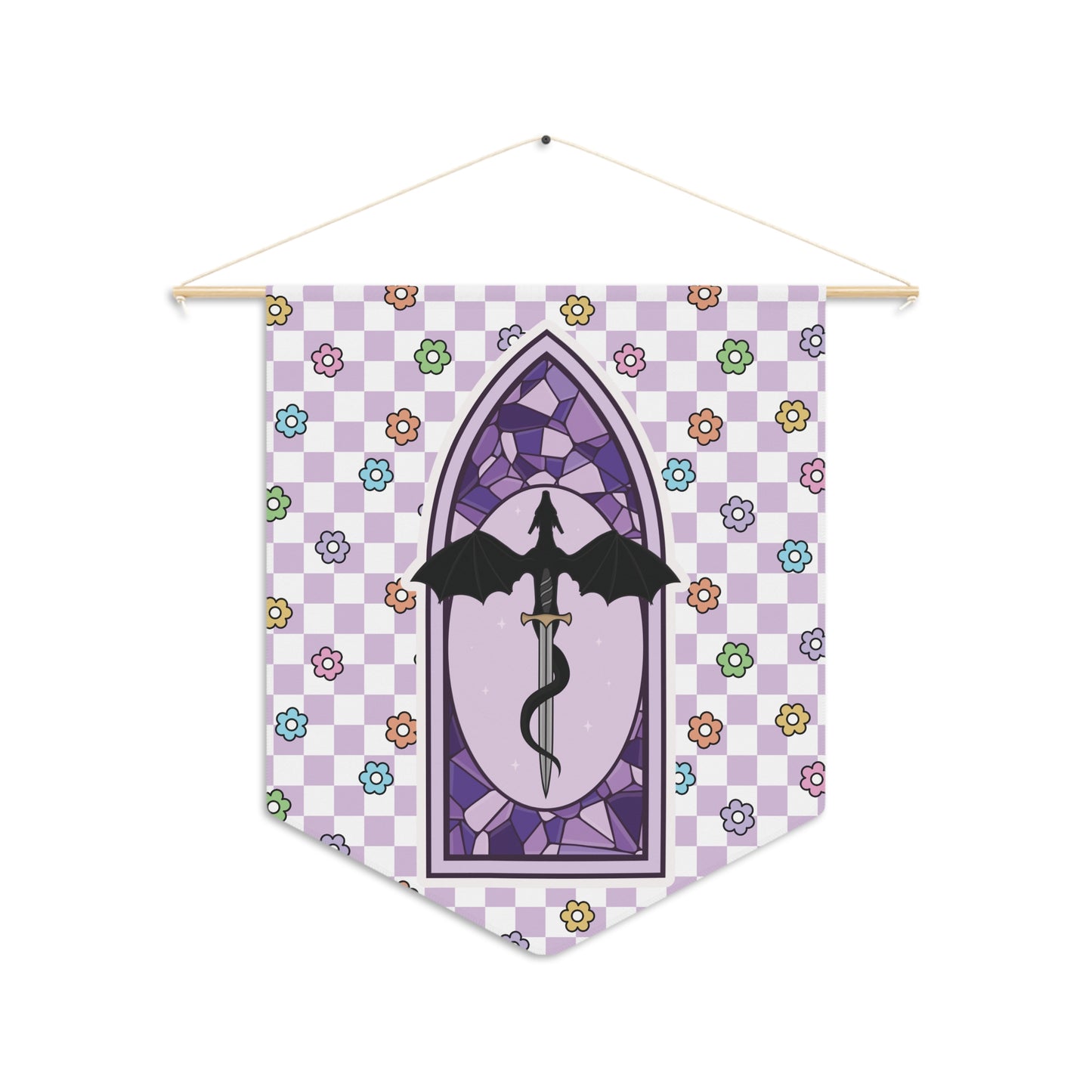 Purple Romantasy Pennant