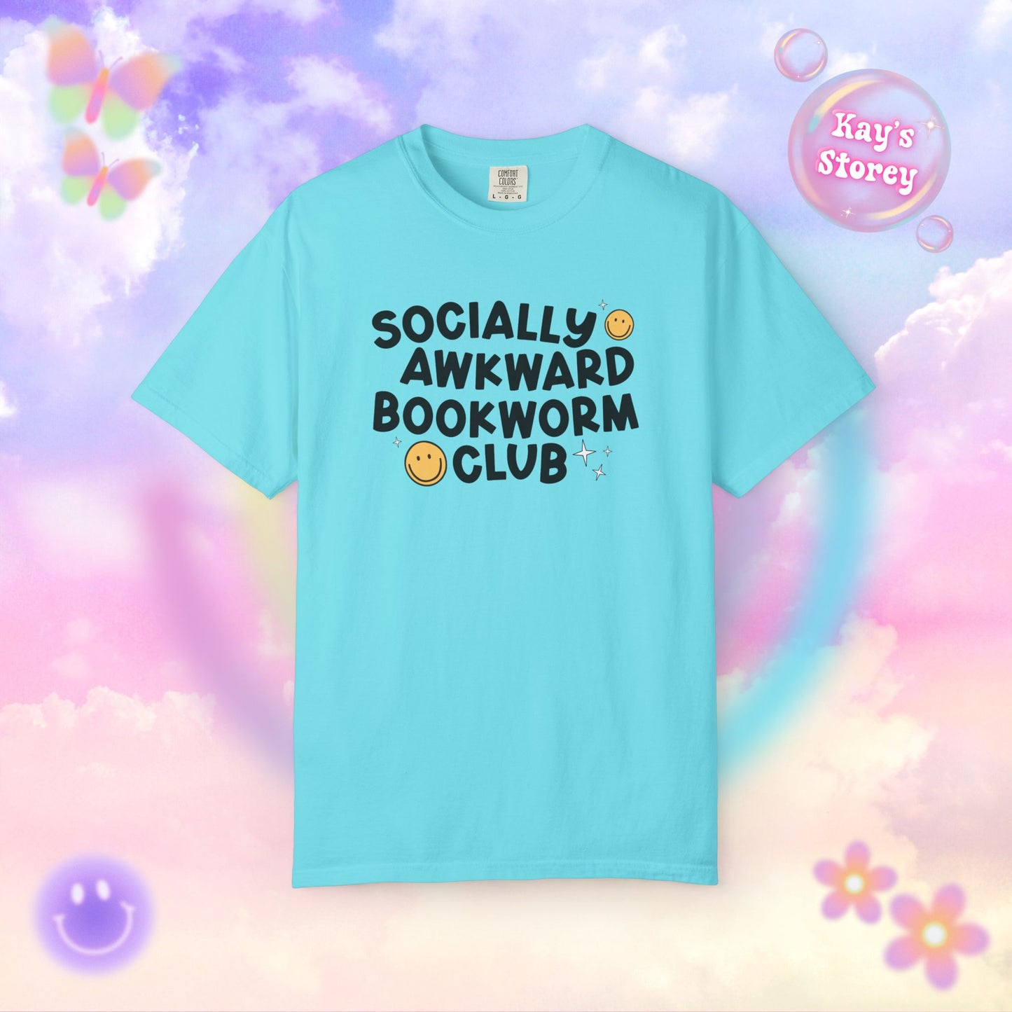 Socially Awkward Bookworm Club Comfort Colors T-Shirt