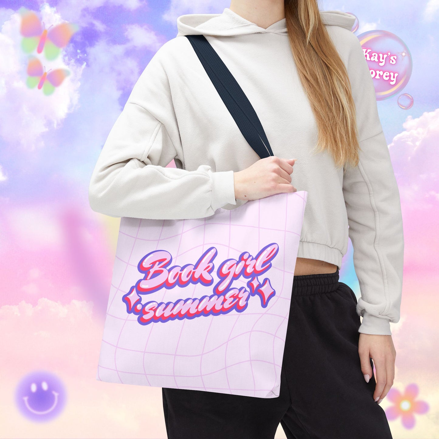 Book Girl Summer Tote Bag