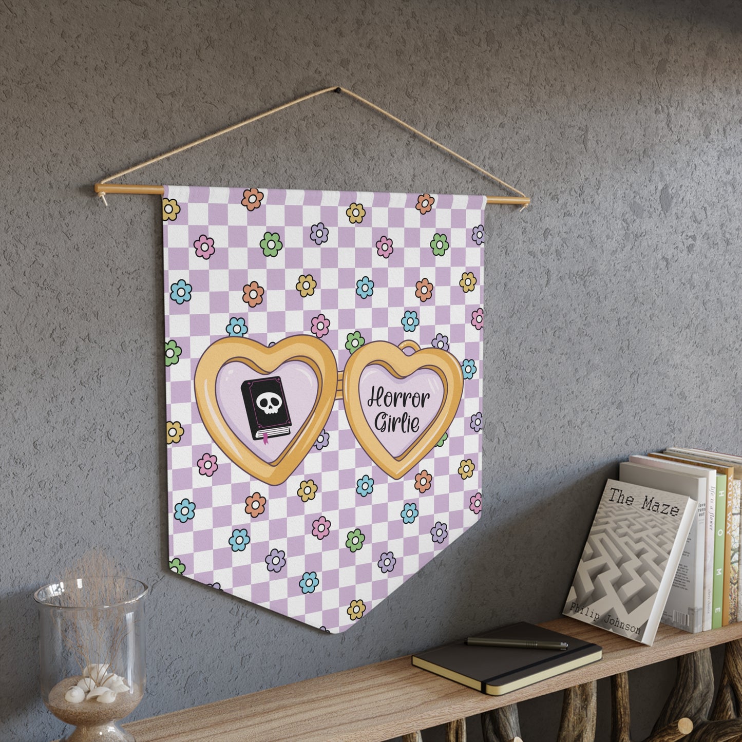 Purple Horror Girlie Pennant