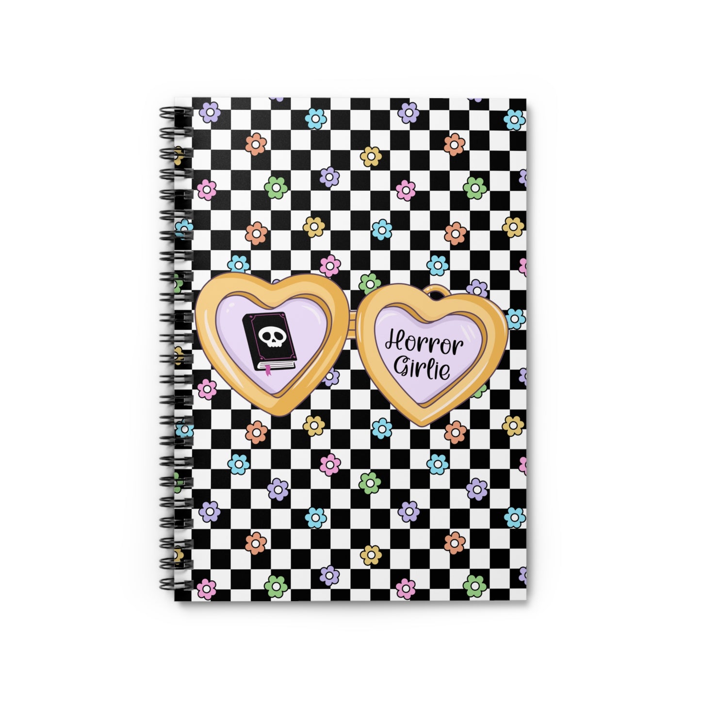 Horror Girlie Spiral Notebook - Ruled Line