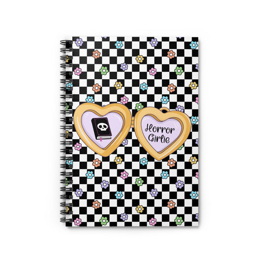 Horror Girlie Spiral Notebook - Ruled Line