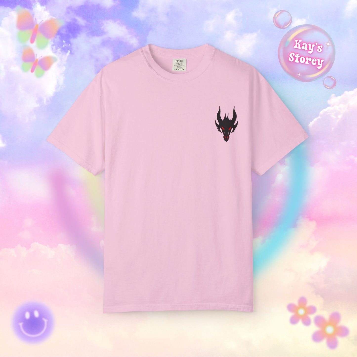 Book Dragon Red Comfort Colors T-Shirt